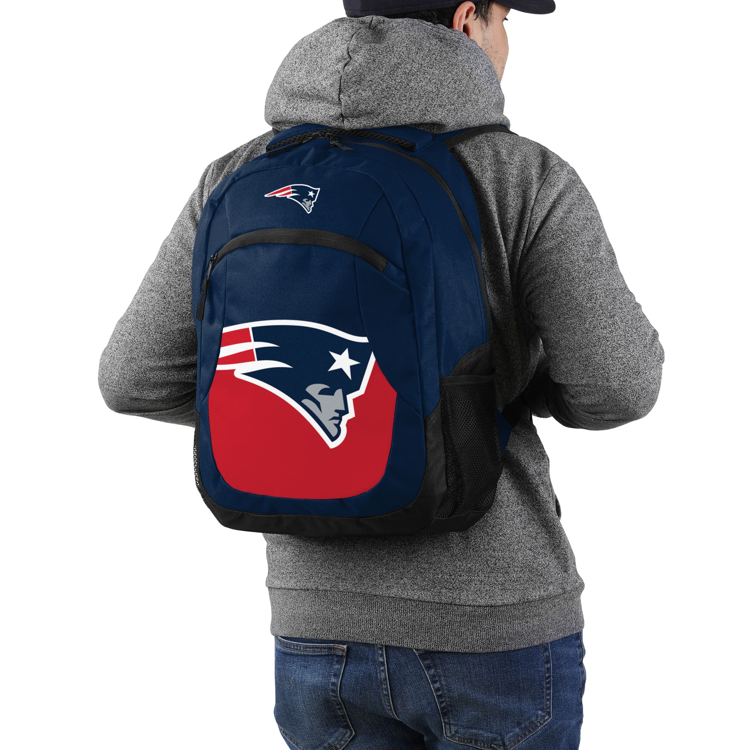 New England Patriots NFL Colorblock Action Backpack - Image 5