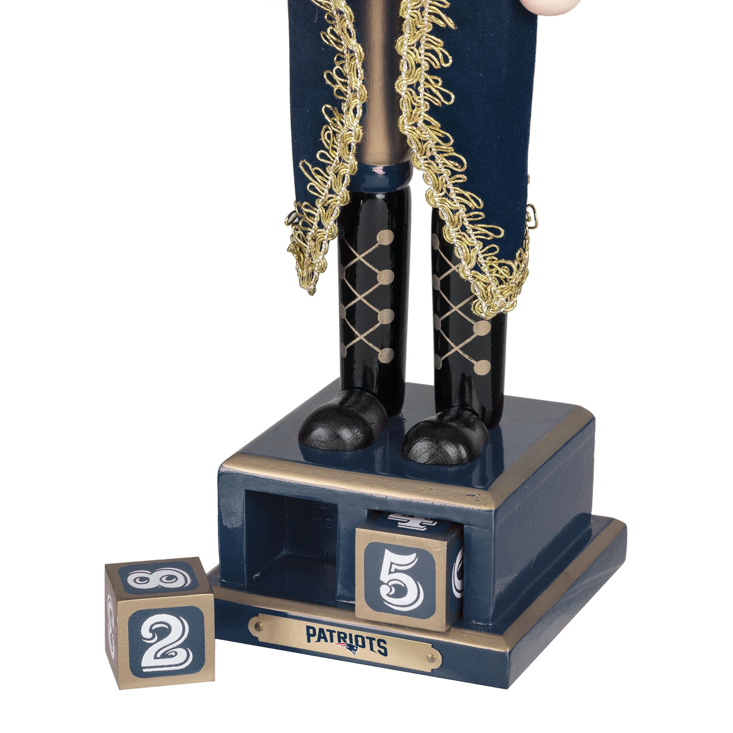 New England Patriots NFL Countdown Nutcracker - Image 4
