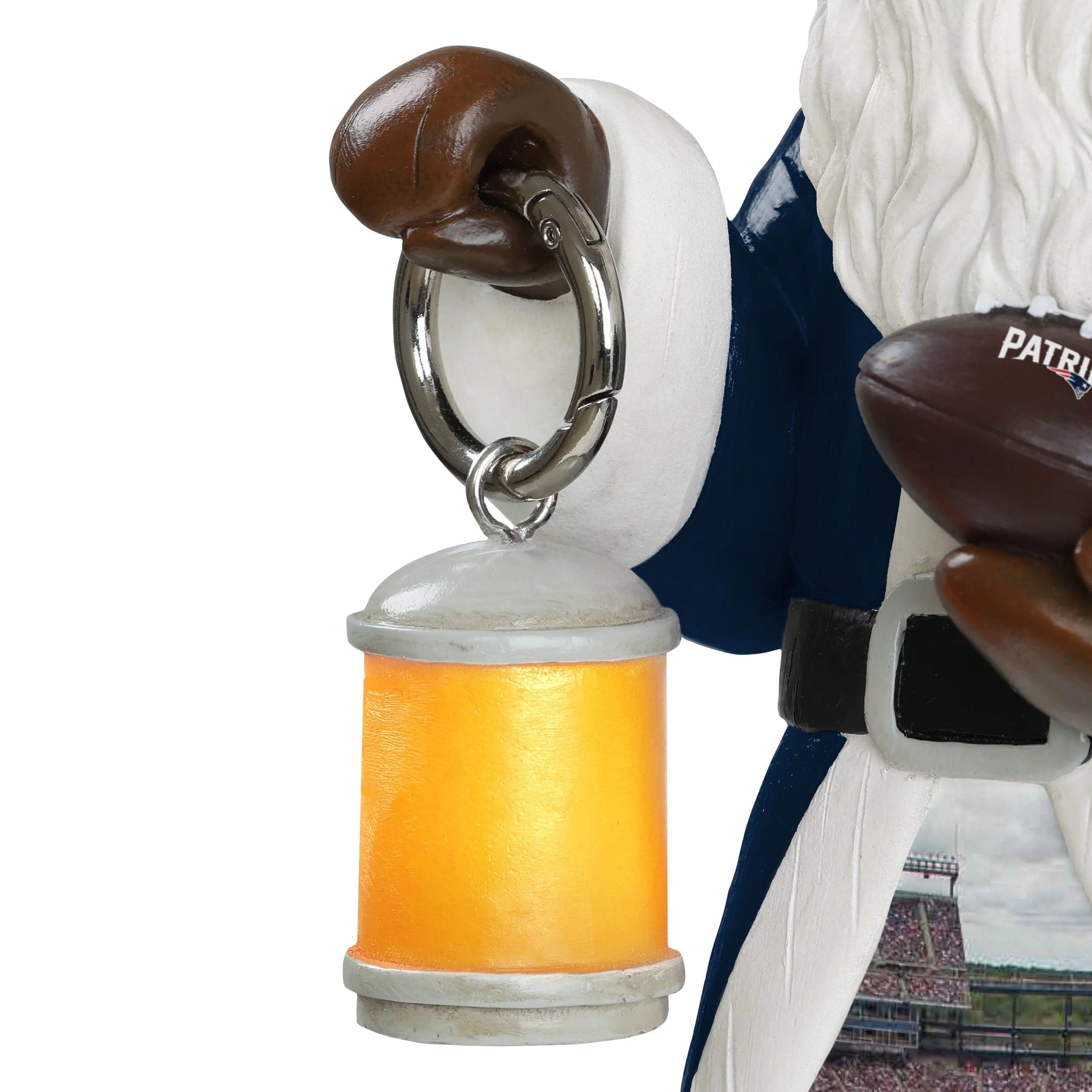 New England Patriots NFL Figure with Light Up Lantern - Image 3