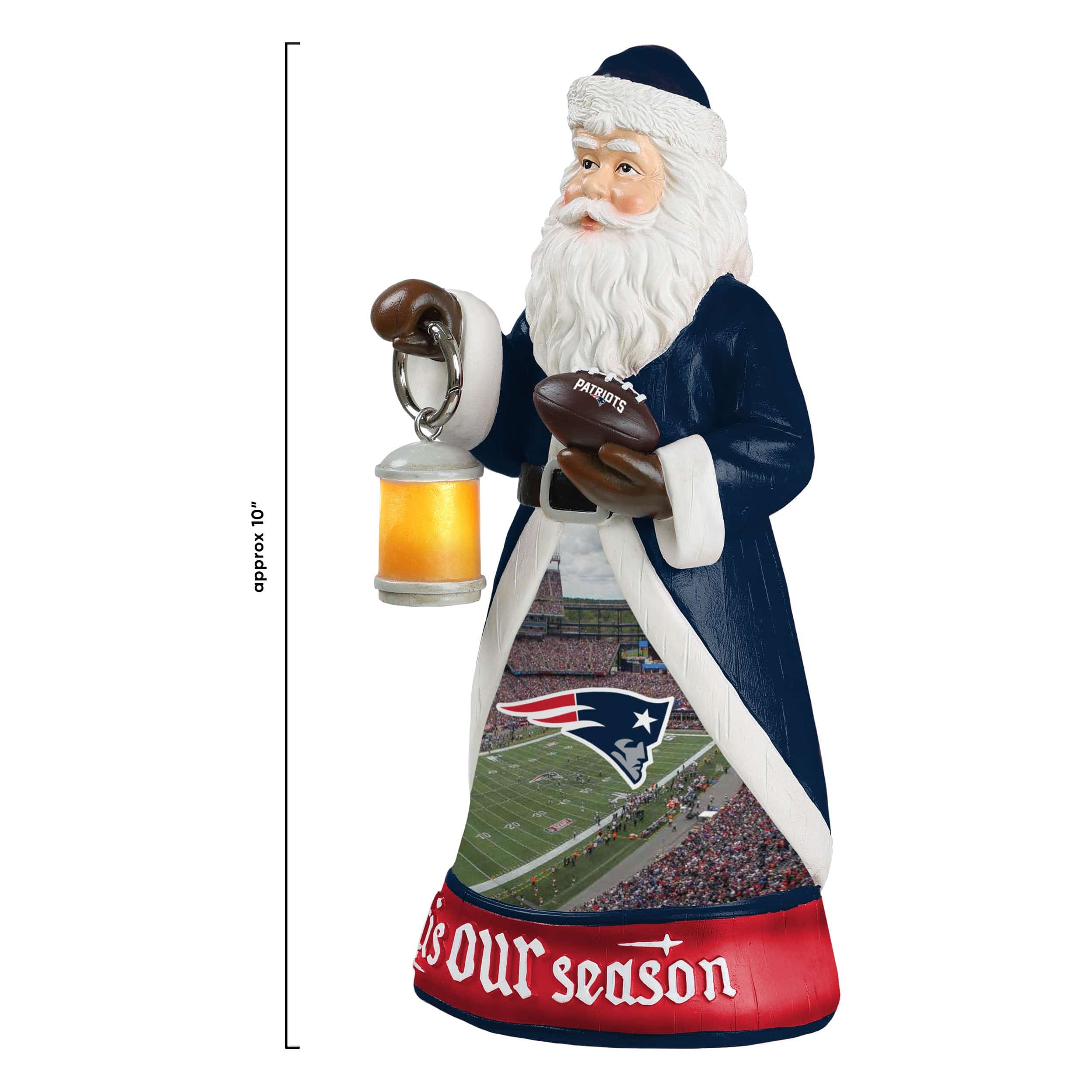 New England Patriots NFL Figure with Light Up Lantern - Image 5