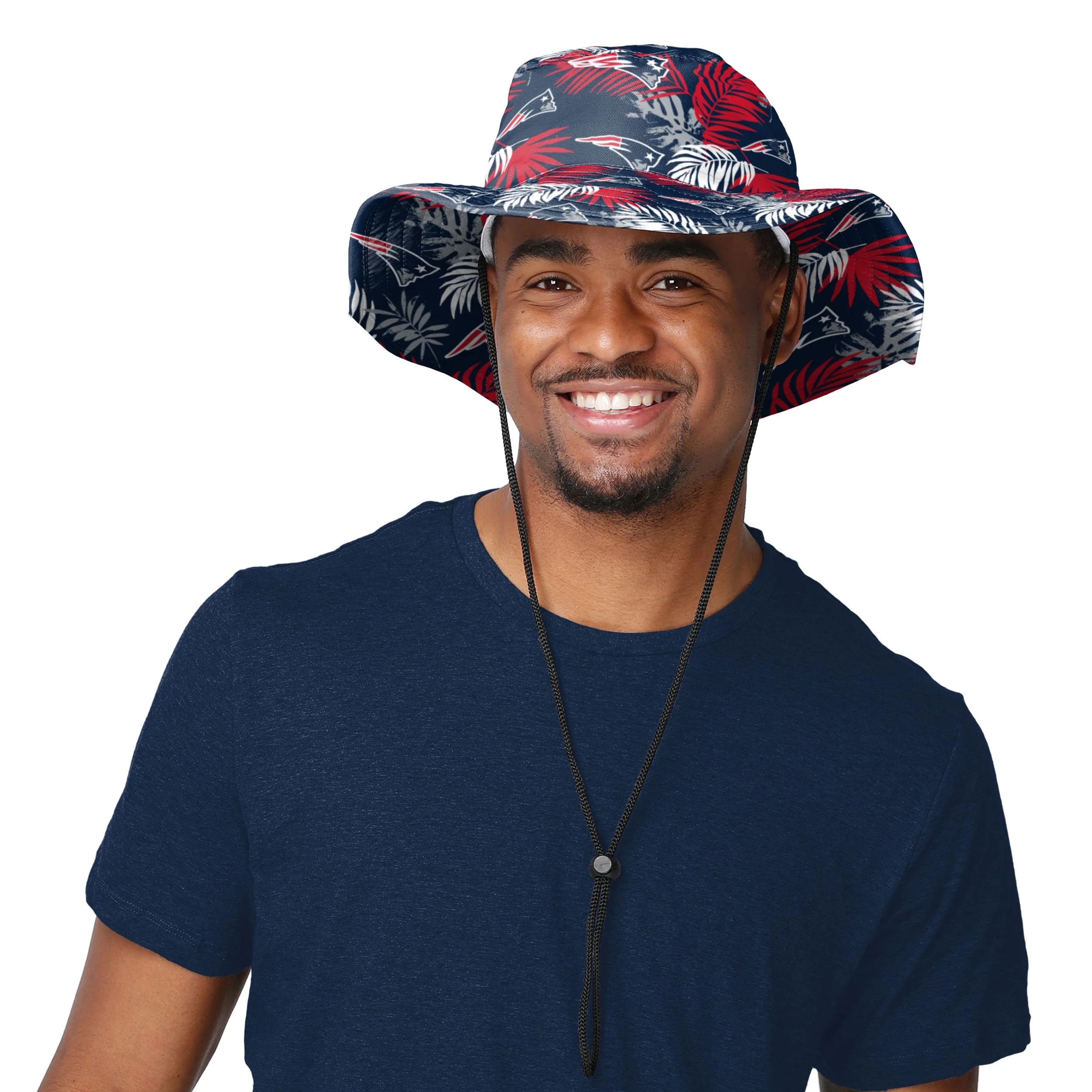 New England Patriots NFL Floral Boonie Hat - Image 2