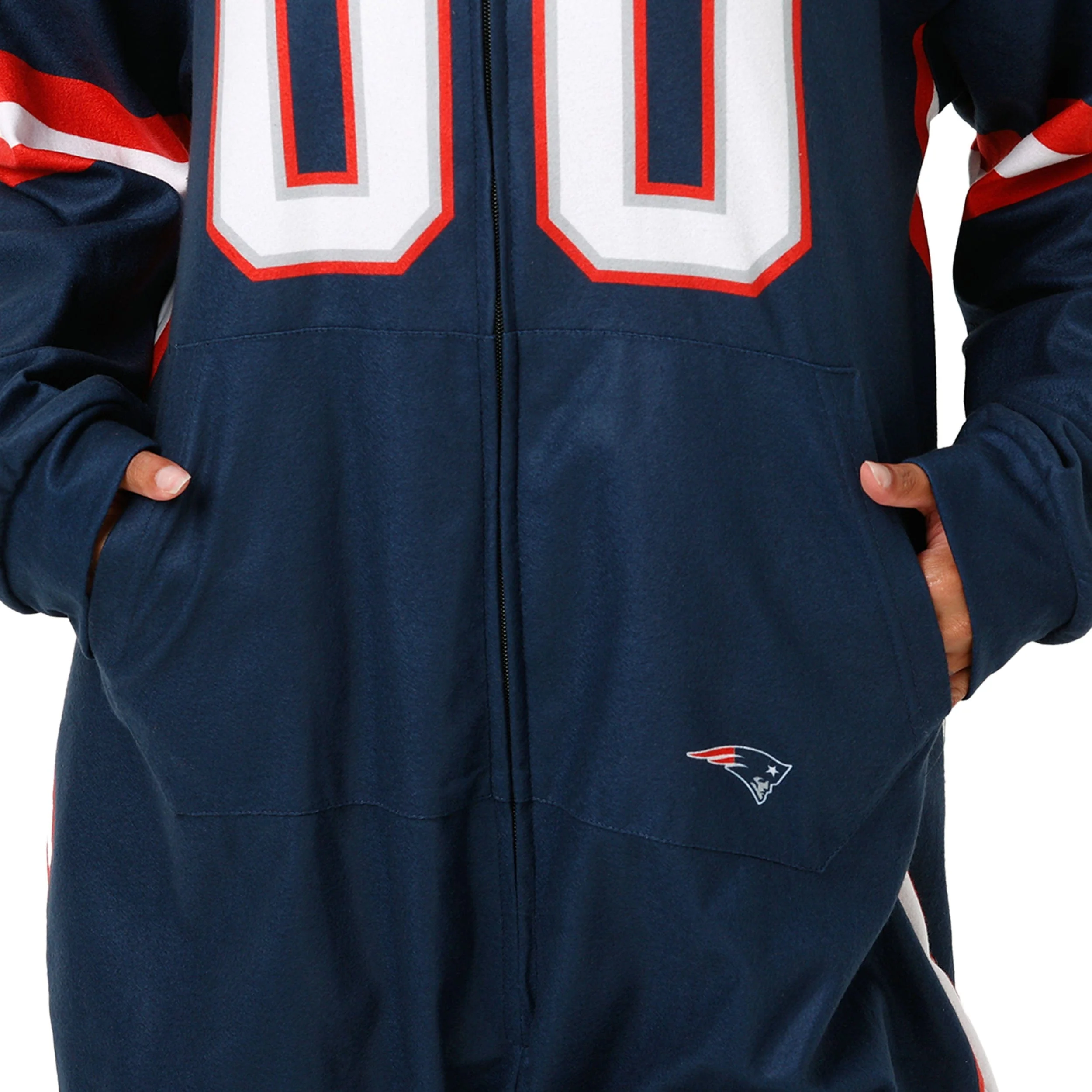 New England Patriots NFL Gameday Ready One Piece Pajamas - Image 5