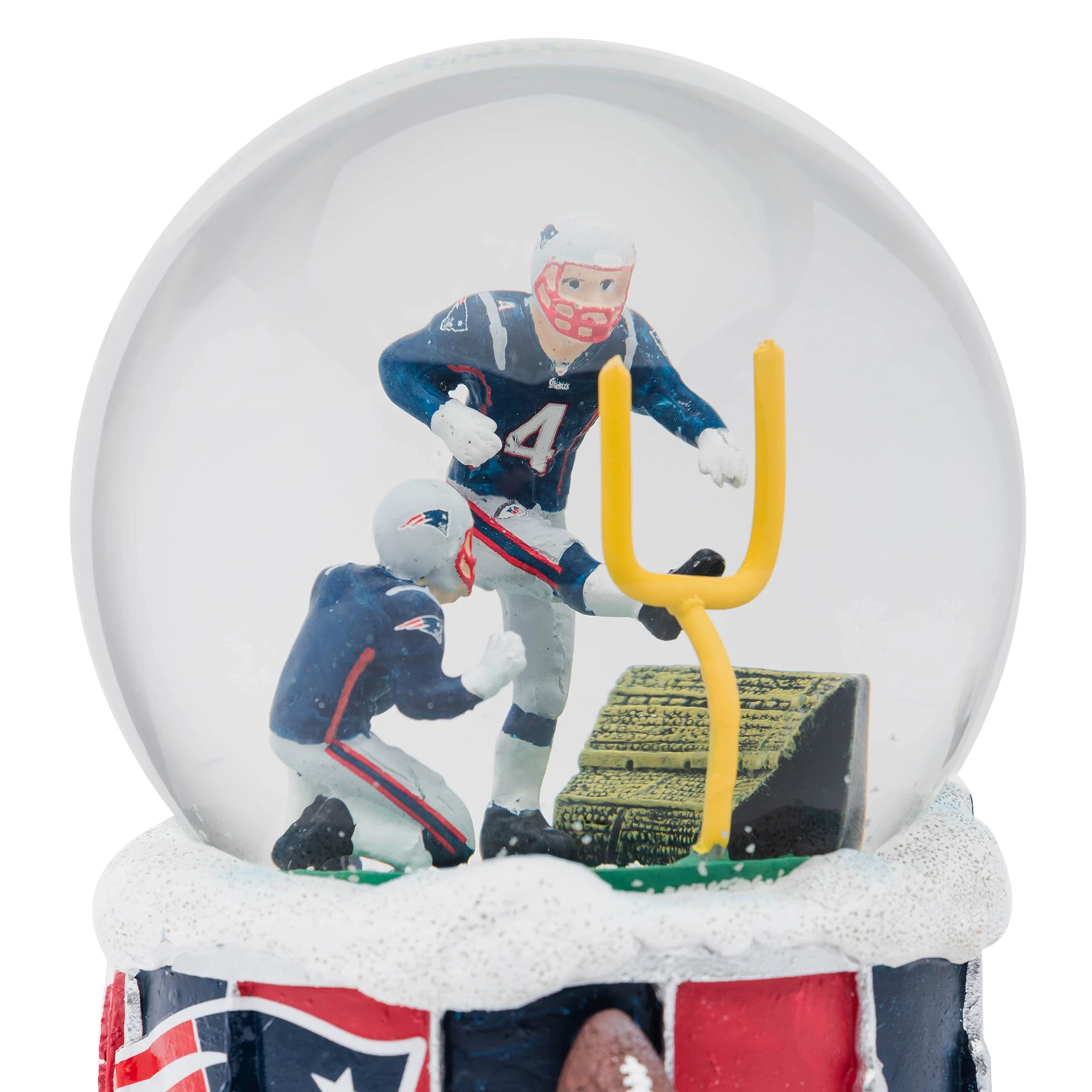 New England Patriots NFL Iconic Moment Snow Globe - Image 4