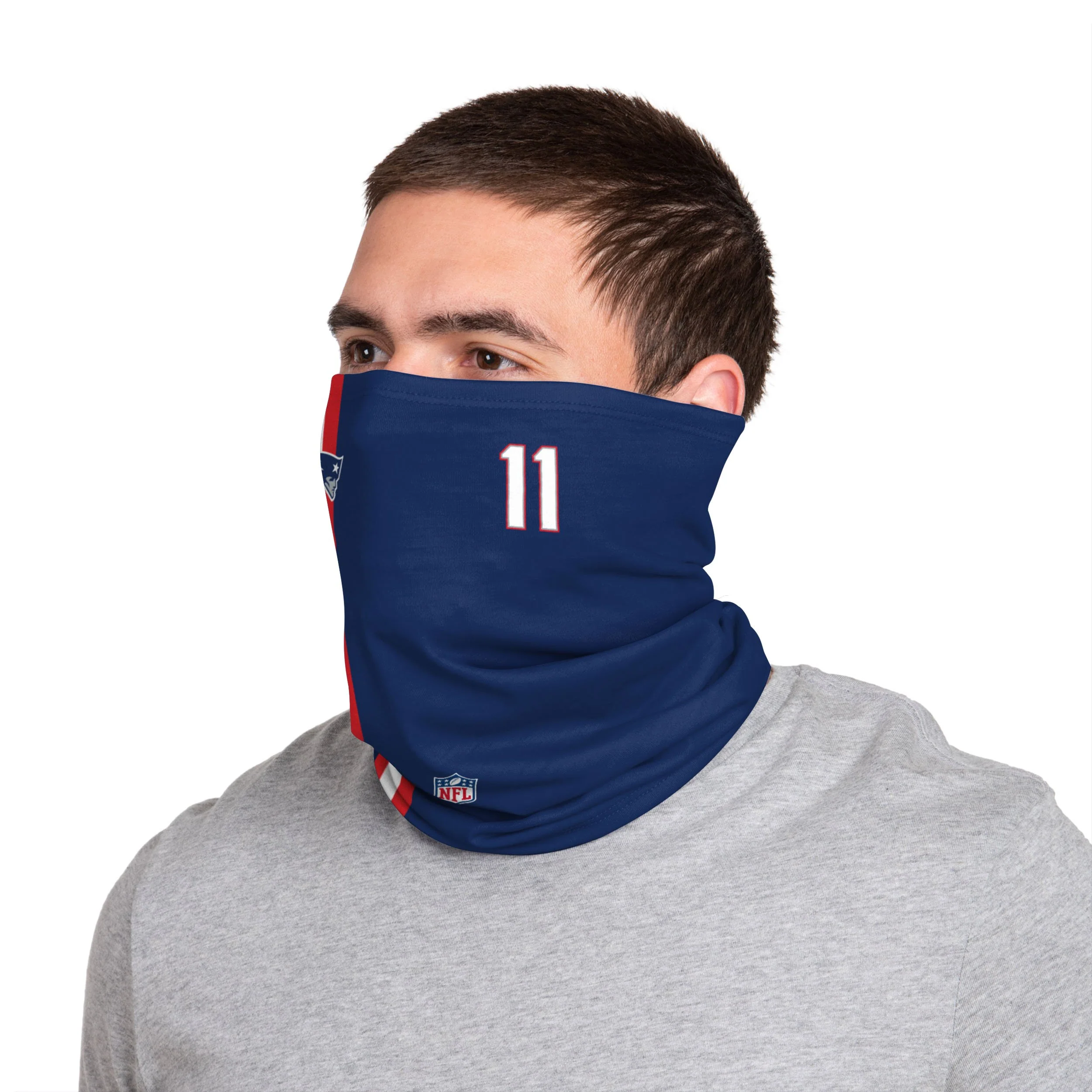 New England Patriots NFL Julian Edelman On-Field Sideline Gaiter Scarf - Image 3
