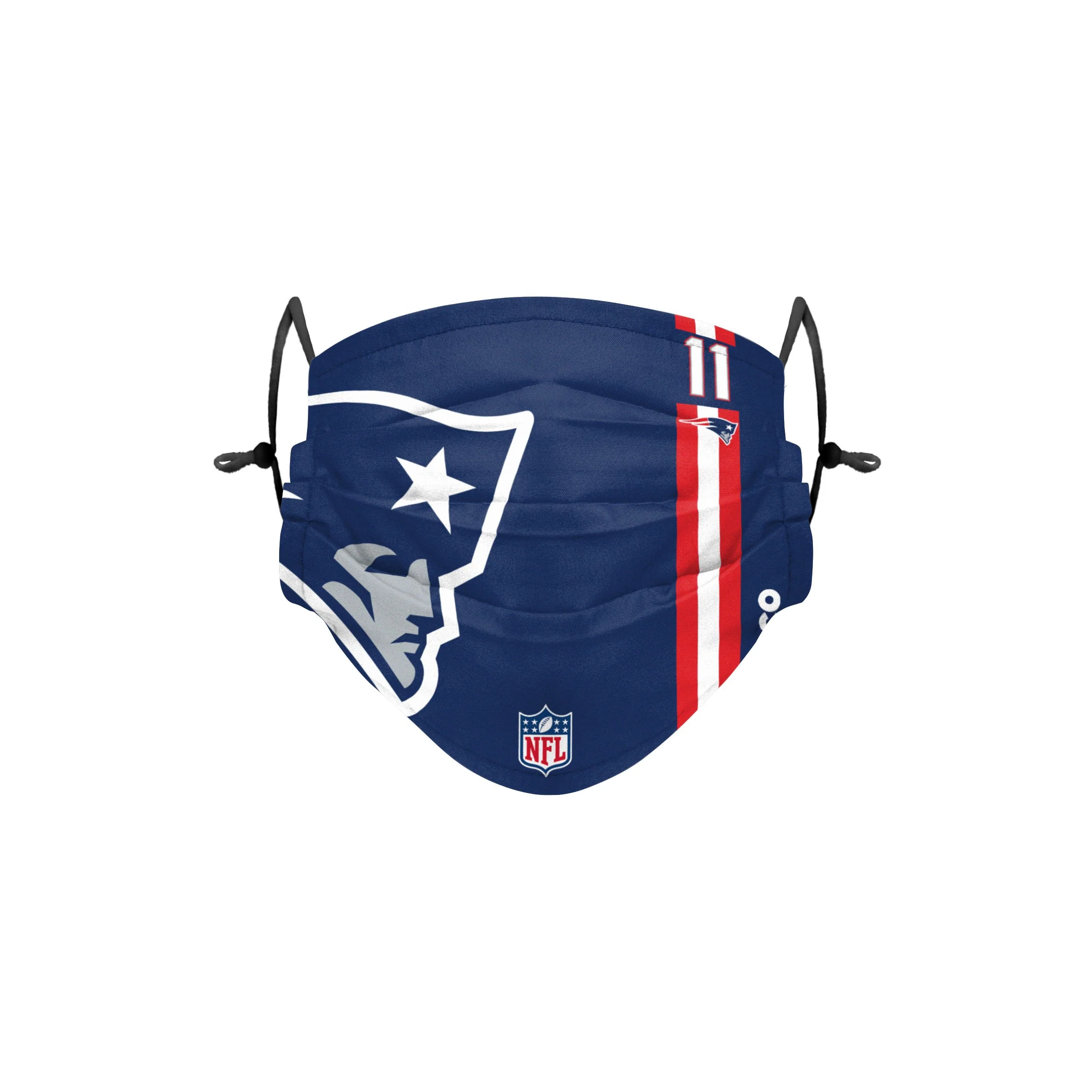 New England Patriots NFL Julian Edelman On-Field Sideline Logo Face Cover