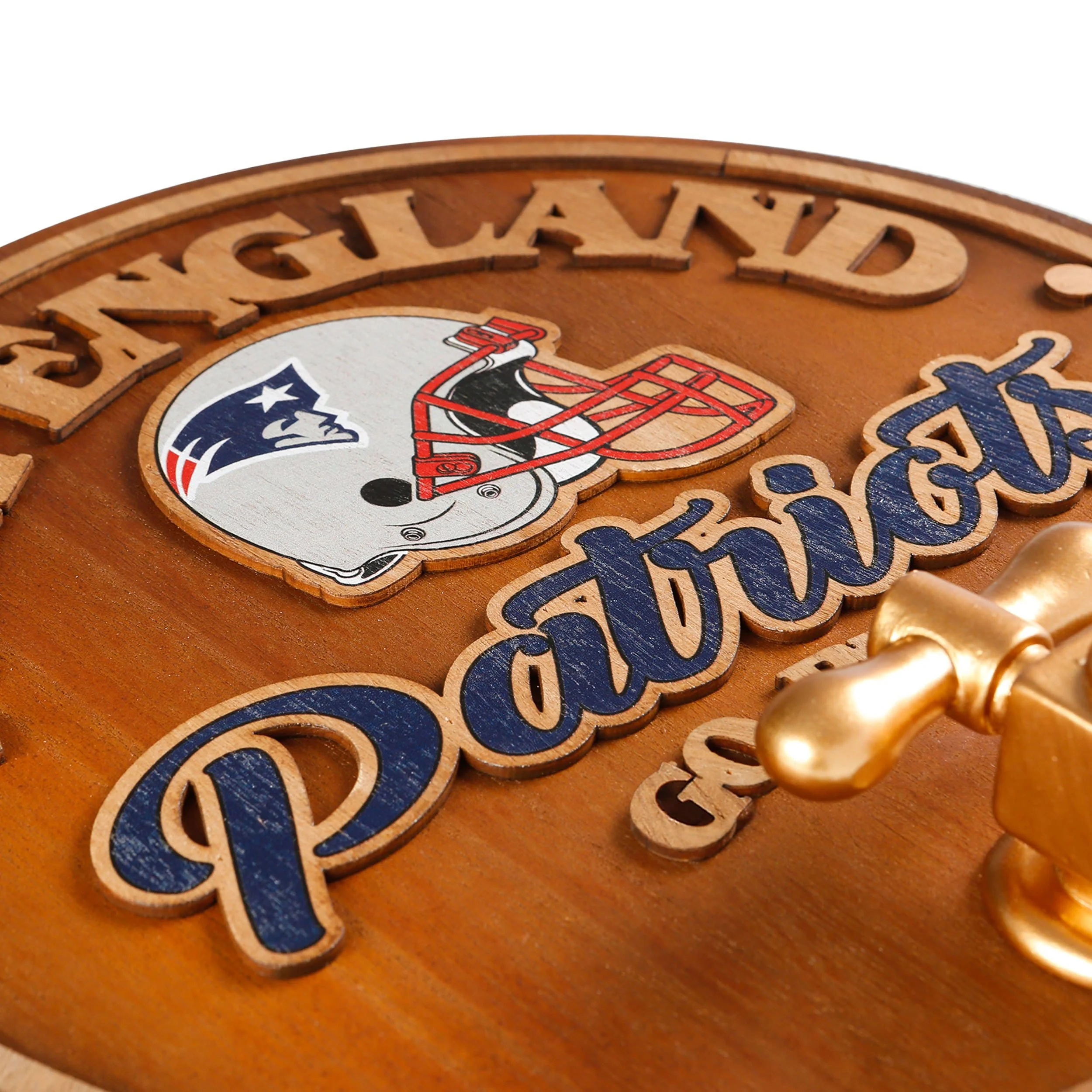 New England Patriots NFL Keg Tap Sign - Image 4