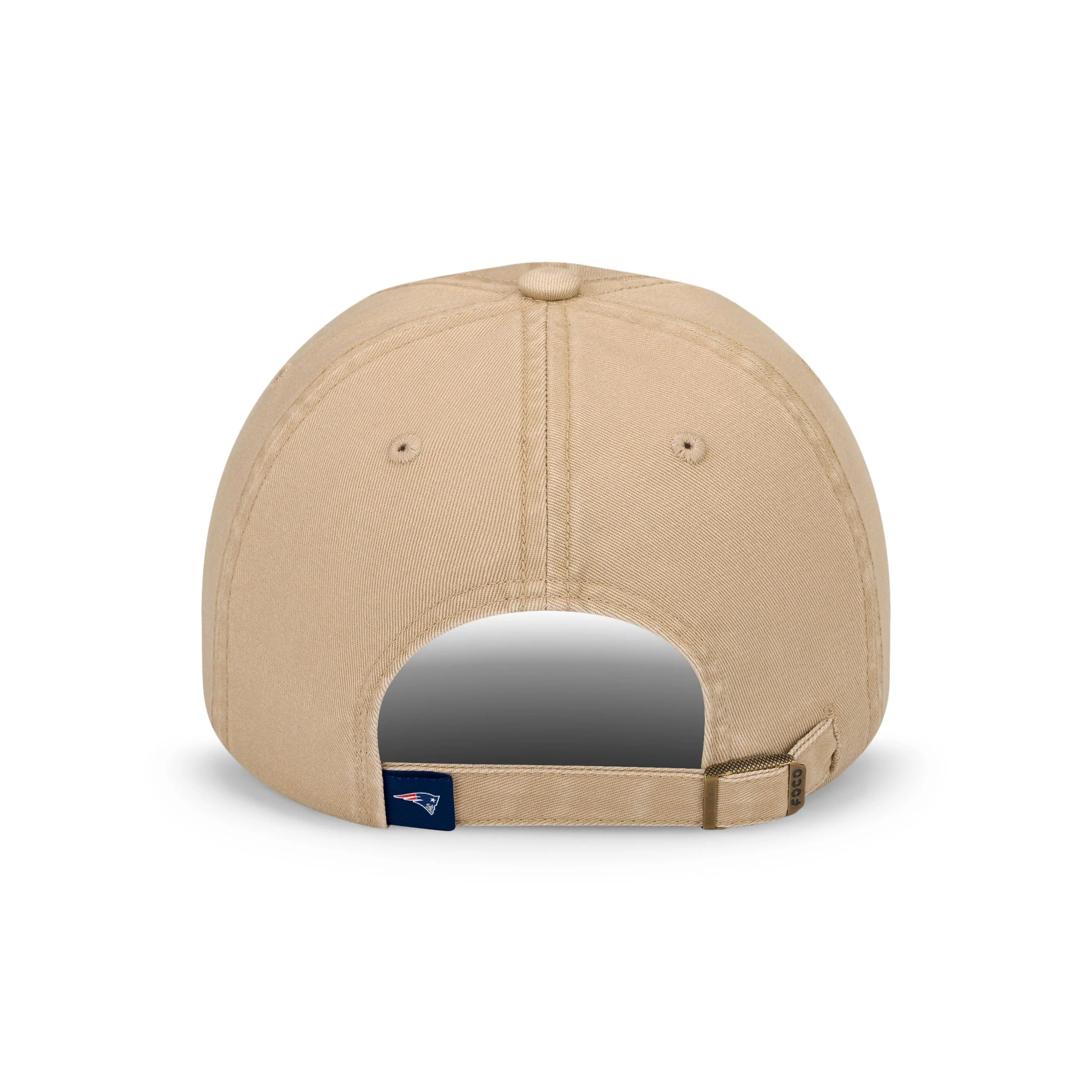 New England Patriots NFL Khaki Primary Logo Casual Cap - Image 3