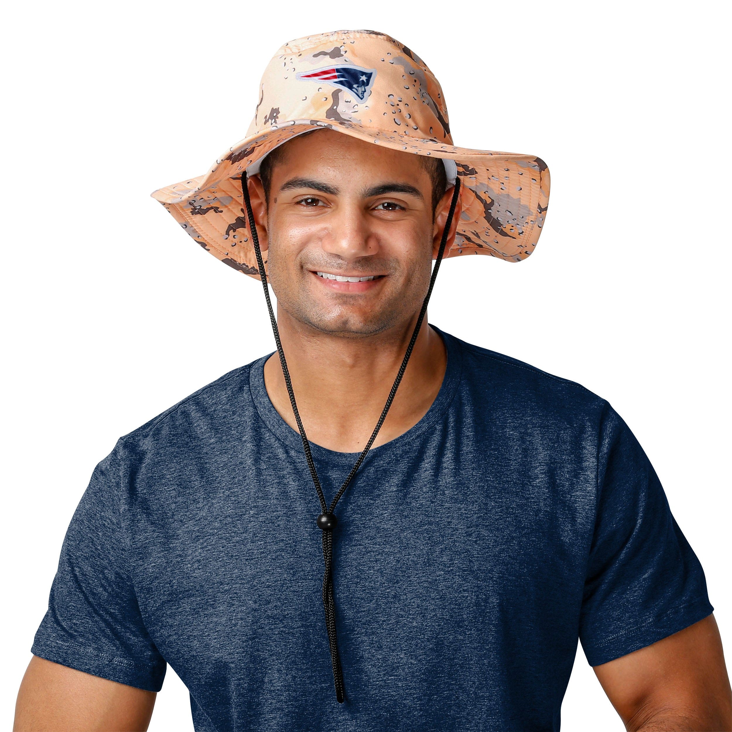 New England Patriots NFL Light Desert Camo Boonie Hat - Image 2