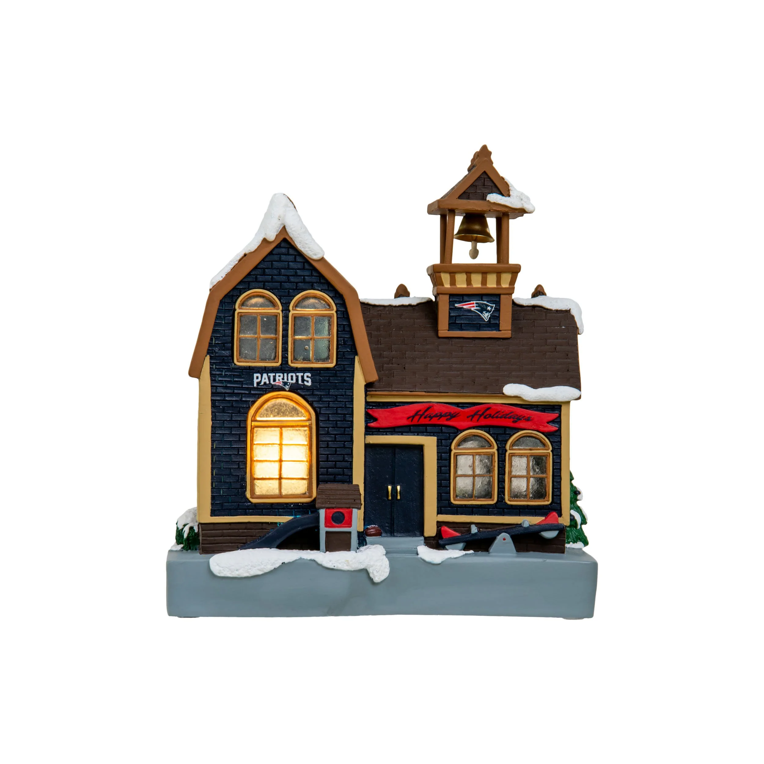 New England Patriots NFL Light Up Team Schoolhouse - Image 4