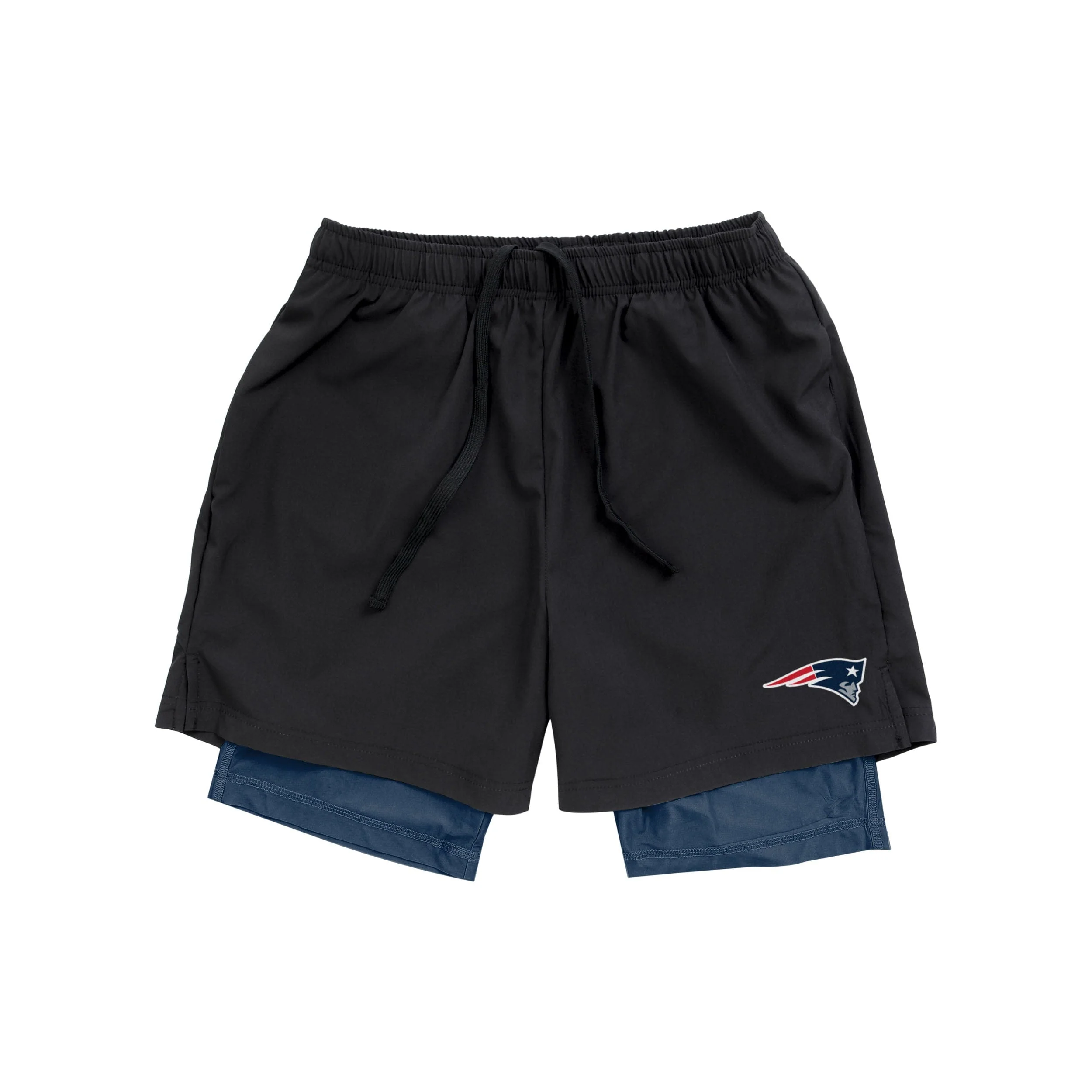 New England Patriots NFL Mens Black Team Color Lining Shorts - Image 4