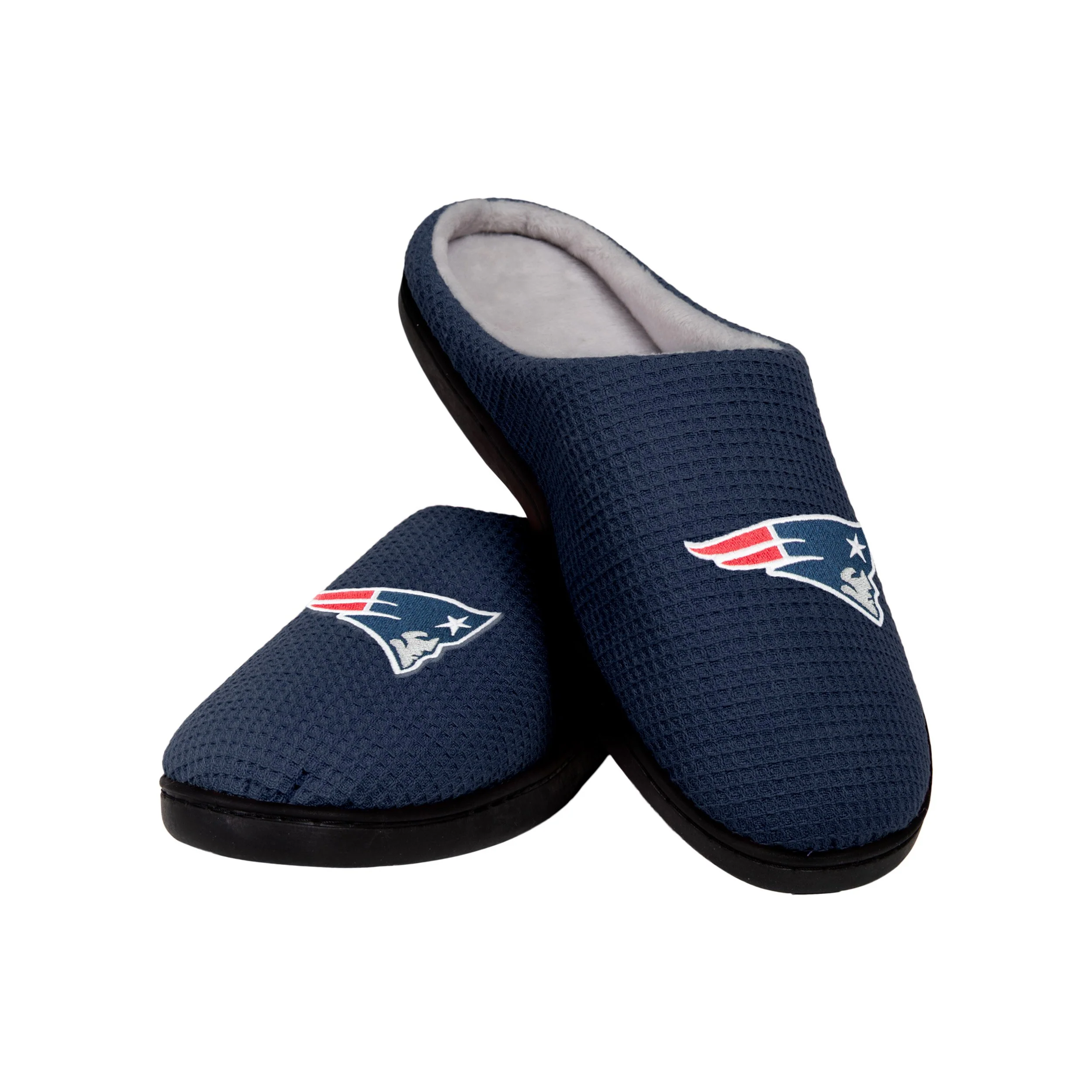 New England Patriots NFL Mens Memory Foam Slide Slippers