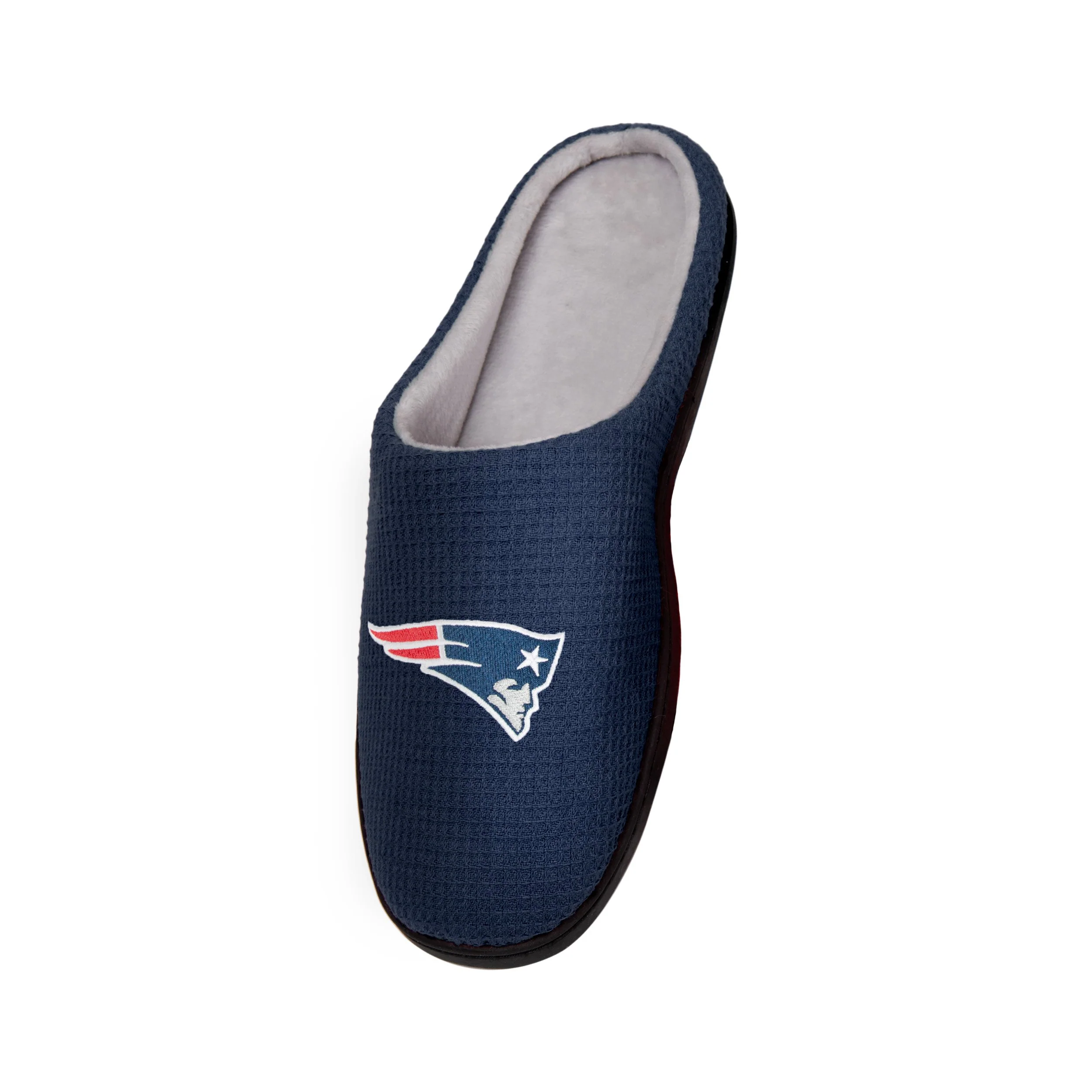 New England Patriots NFL Mens Memory Foam Slide Slippers - Image 3
