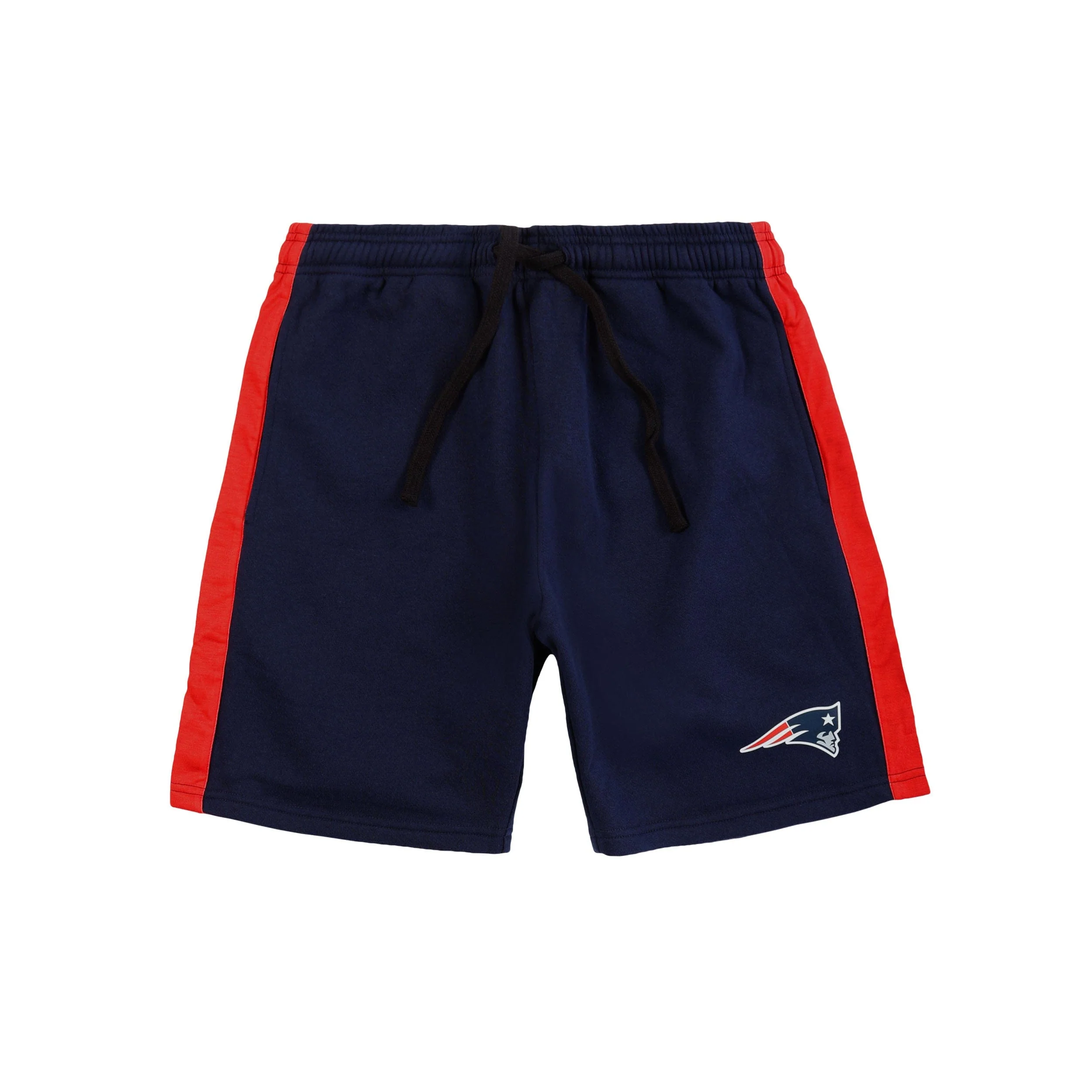 New England Patriots NFL Mens Side Stripe Fleece Shorts - Image 3