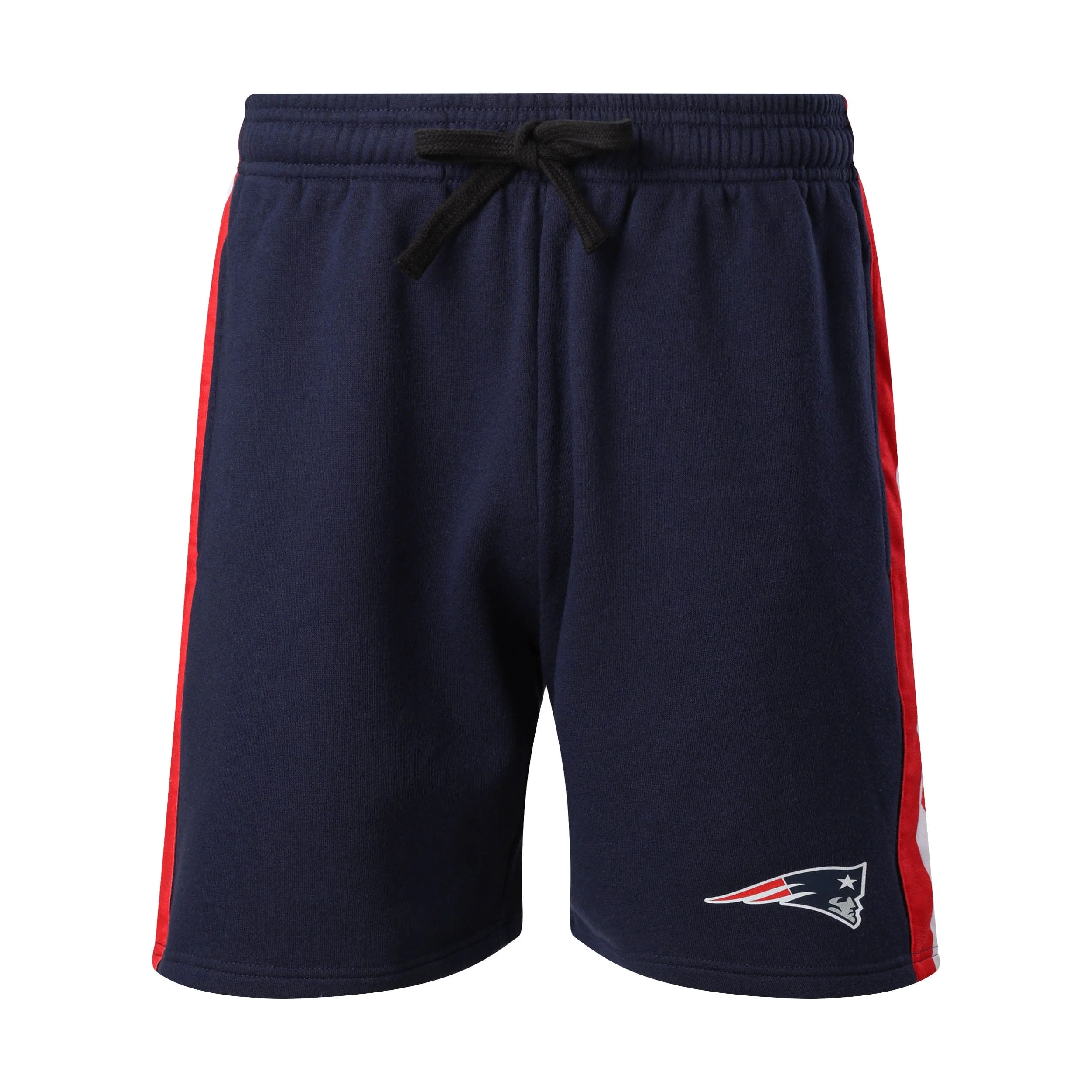 New England Patriots NFL Mens Side Stripe Fleece Shorts - Image 4