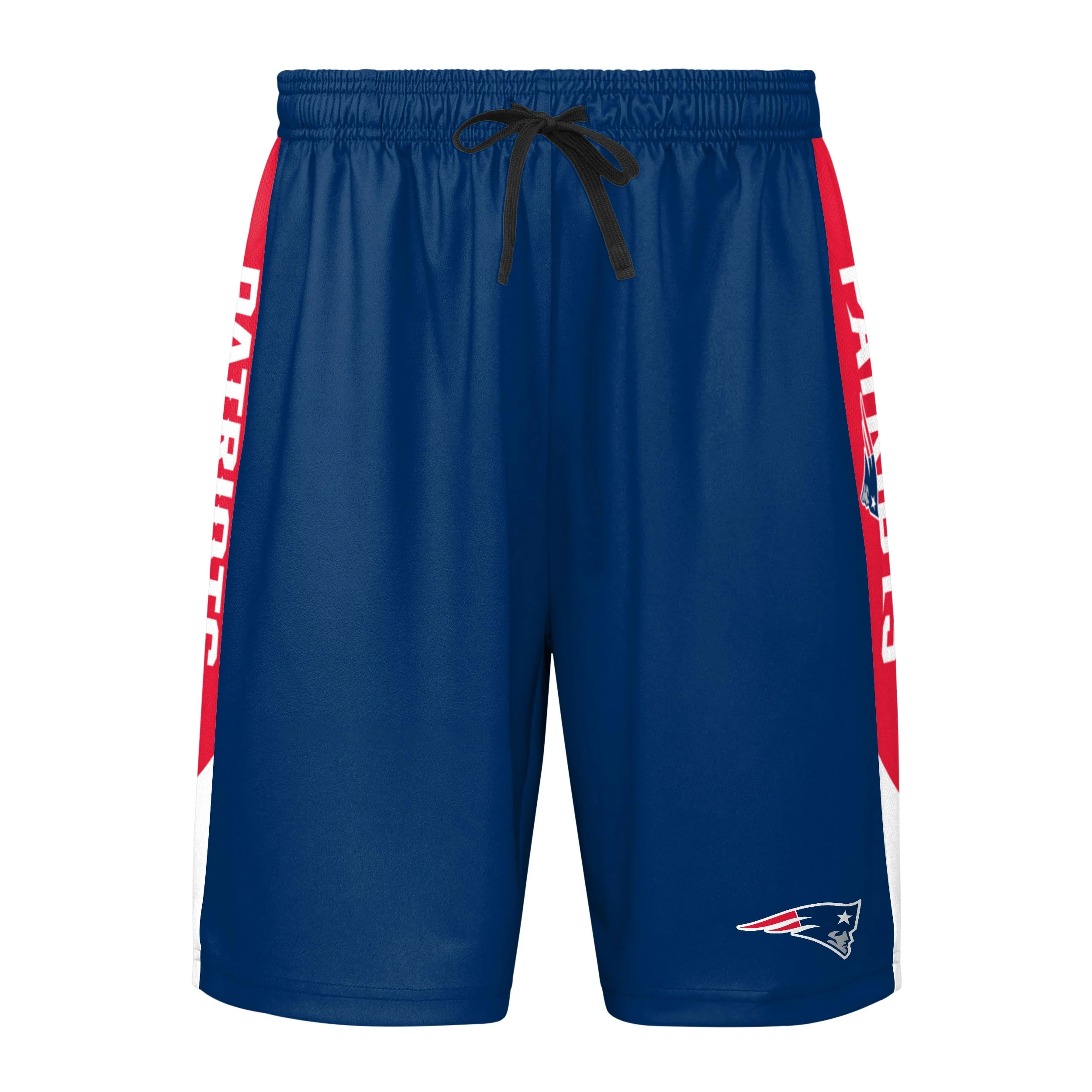 New England Patriots NFL Mens Side Stripe Training Shorts