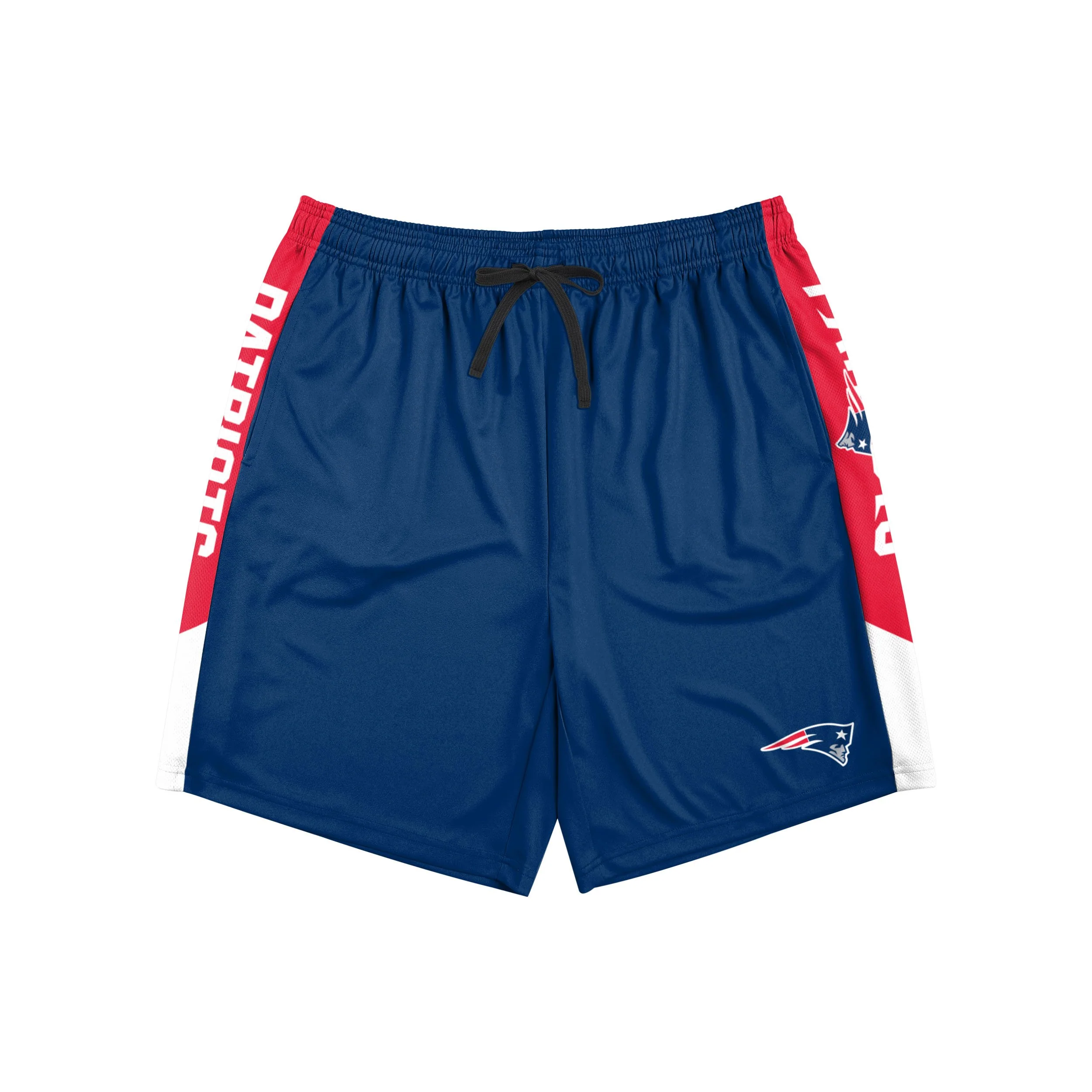 New England Patriots NFL Mens Side Stripe Training Shorts - Image 4