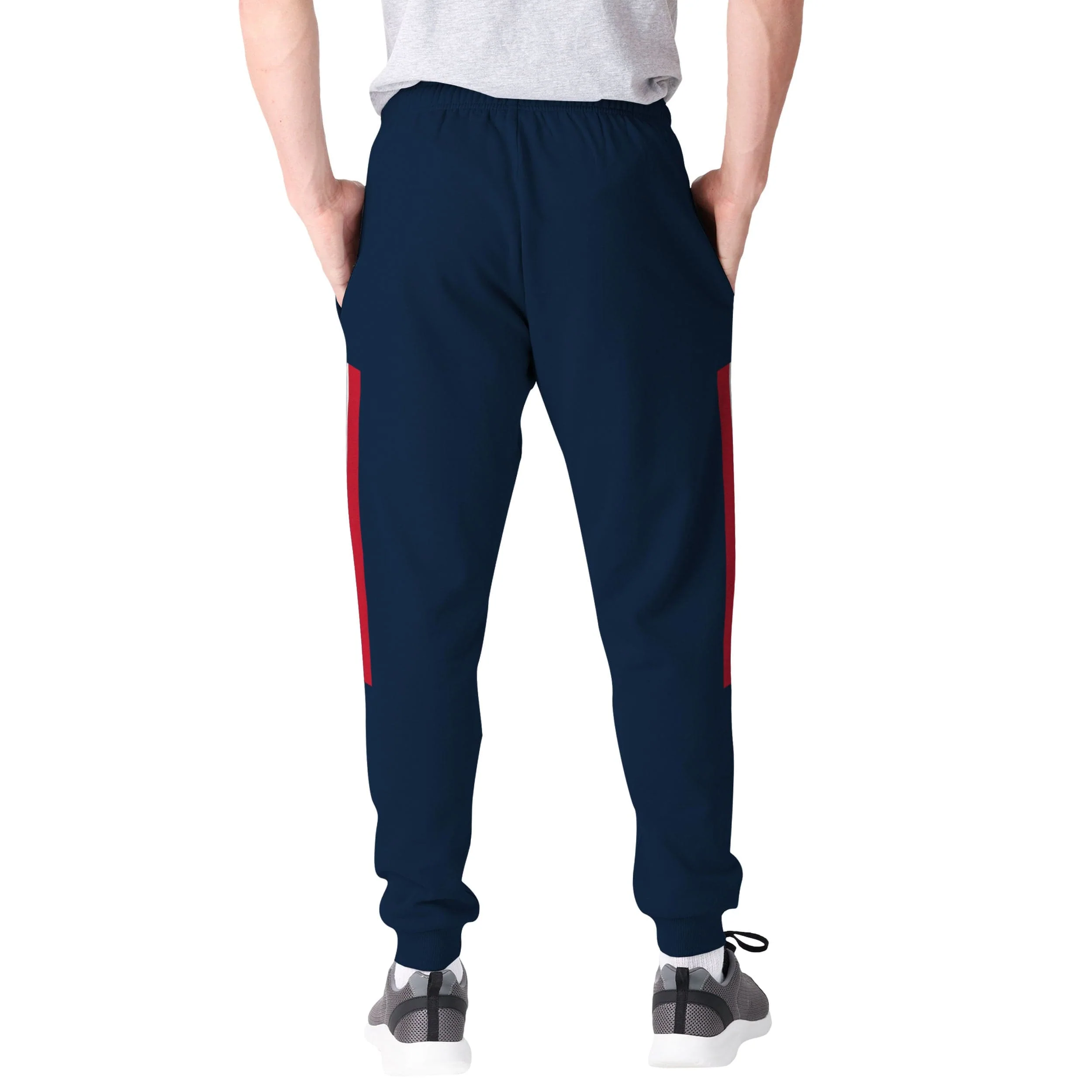 New England Patriots NFL Mens Team Stripe Joggers - Image 3