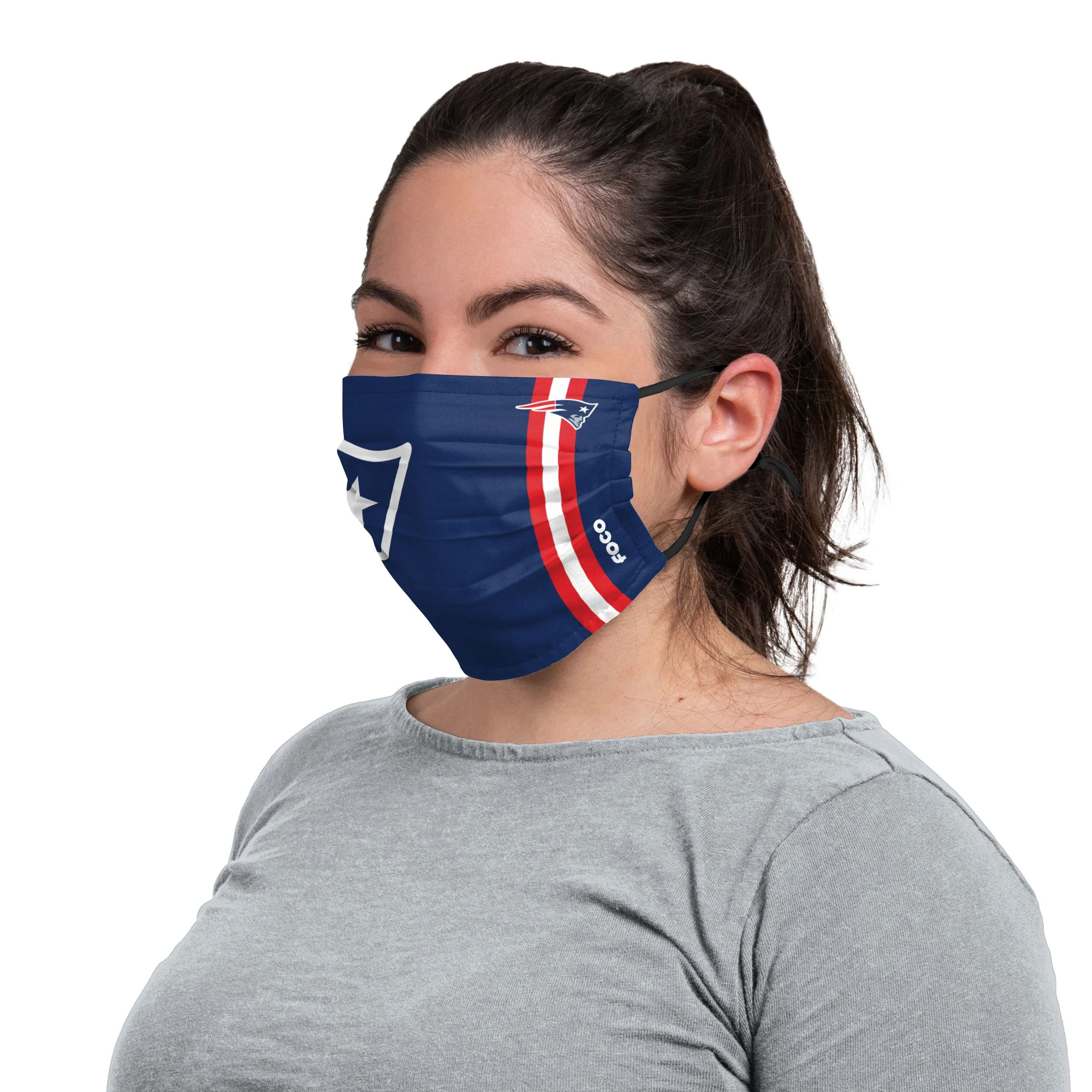 New England Patriots NFL On-Field Sideline Logo Face Cover - Image 3