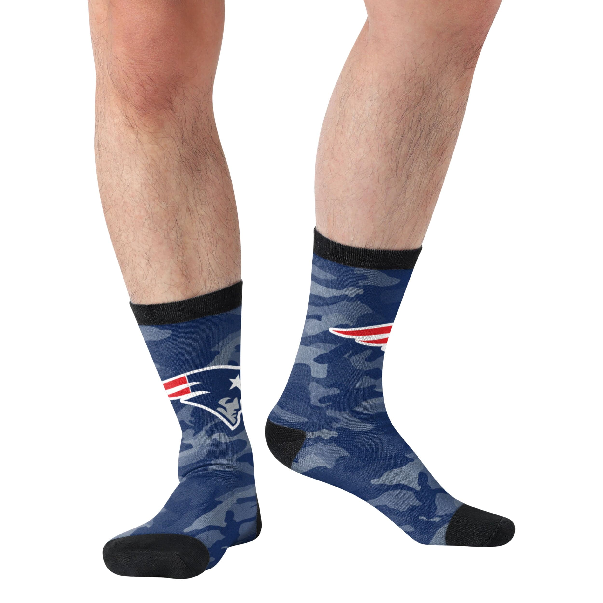 New England Patriots NFL Printed Camo Socks - Image 3