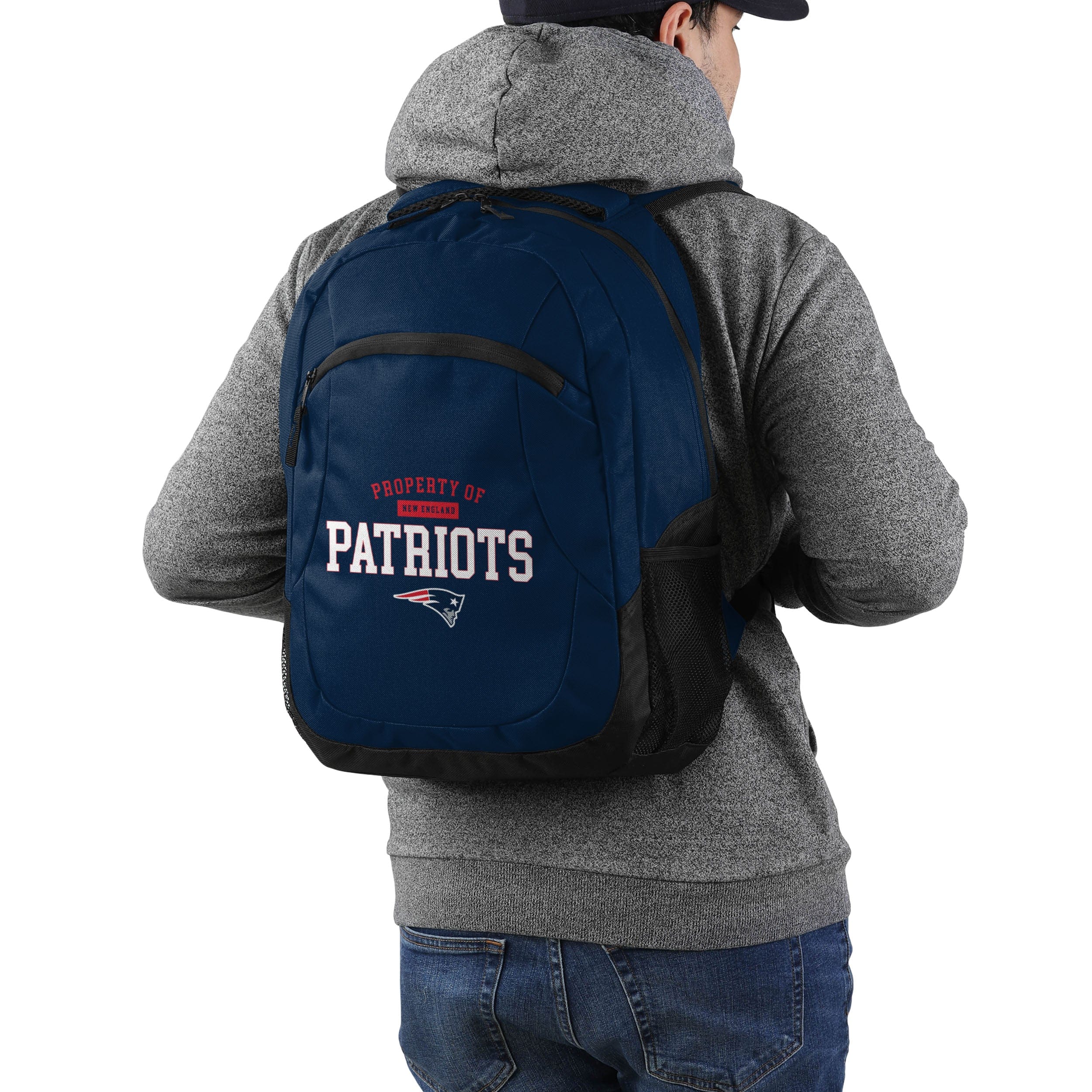 New England Patriots NFL Property Of Action Backpack - Image 5