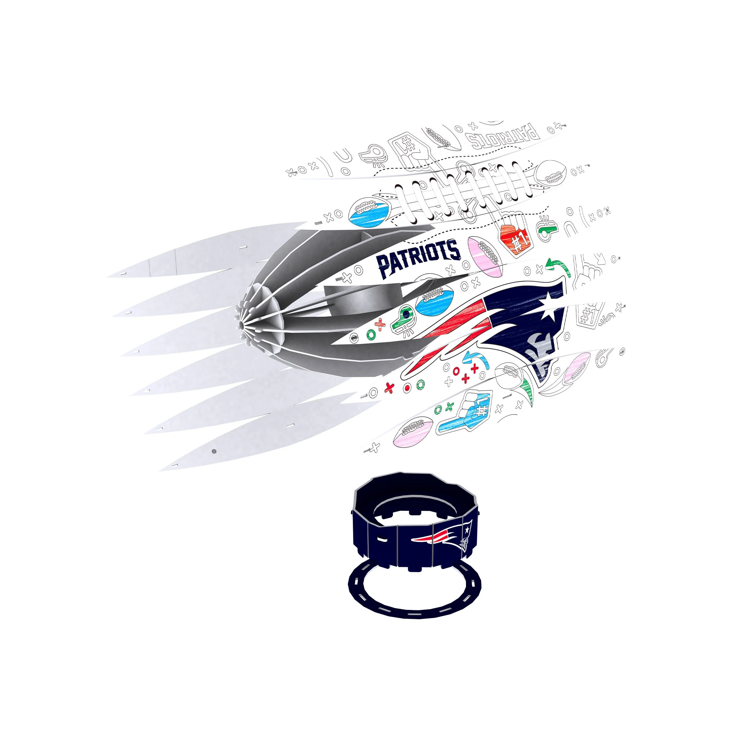 New England Patriots NFL PZLZ Craft Kit - Image 3