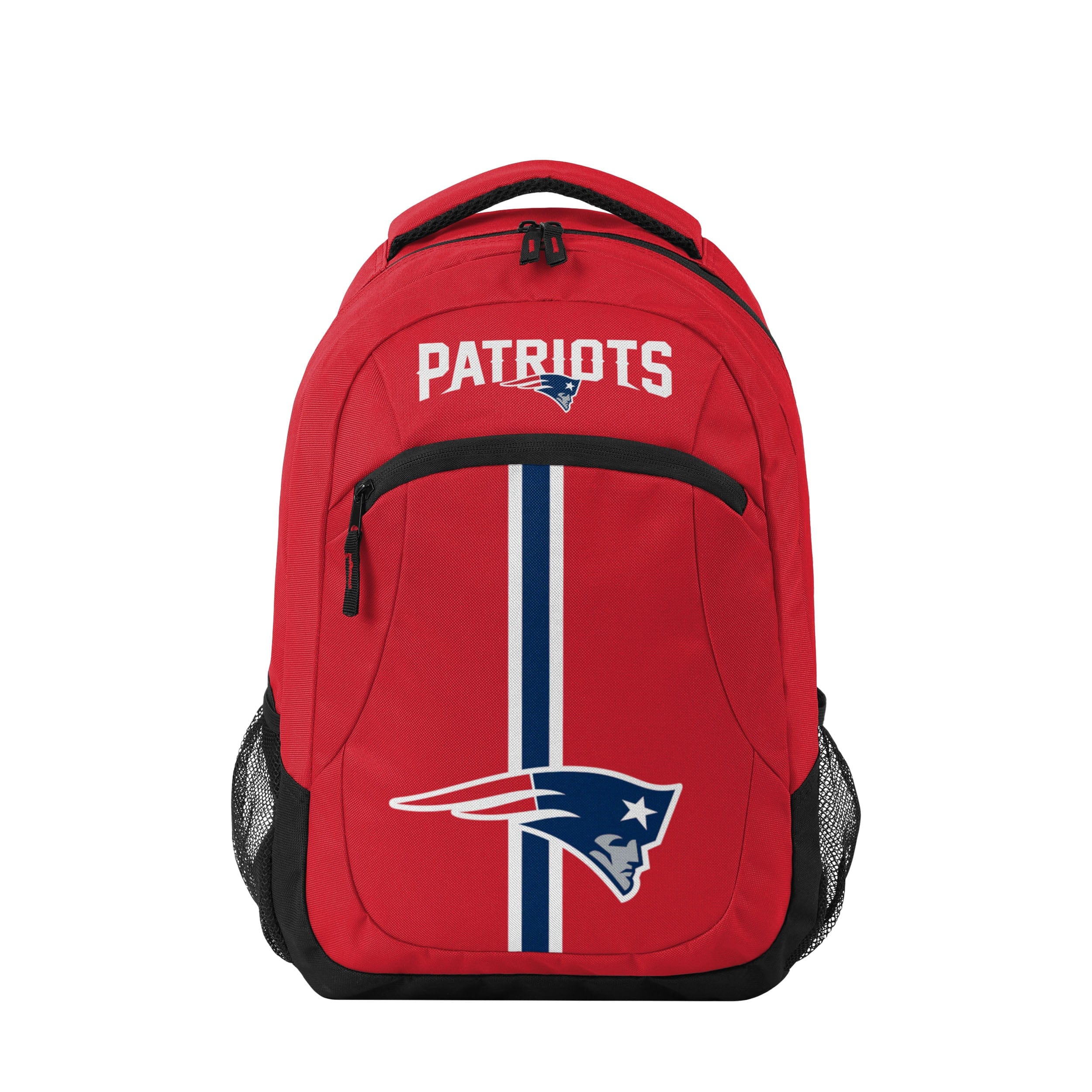New England Patriots NFL Red Alternate Color Action Backpack (PREORDER - SHIPS LATE MAY)