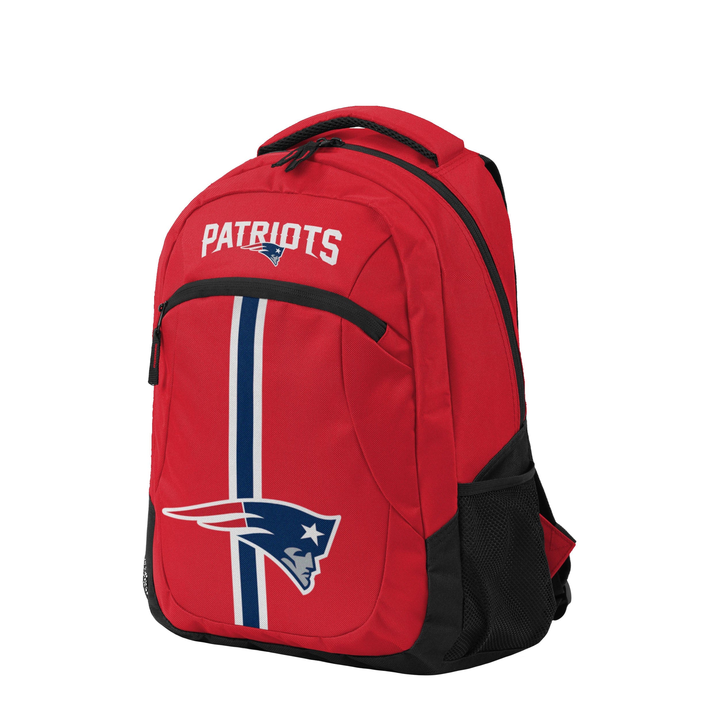 New England Patriots NFL Red Alternate Color Action Backpack (PREORDER - SHIPS LATE MAY) - Image 2
