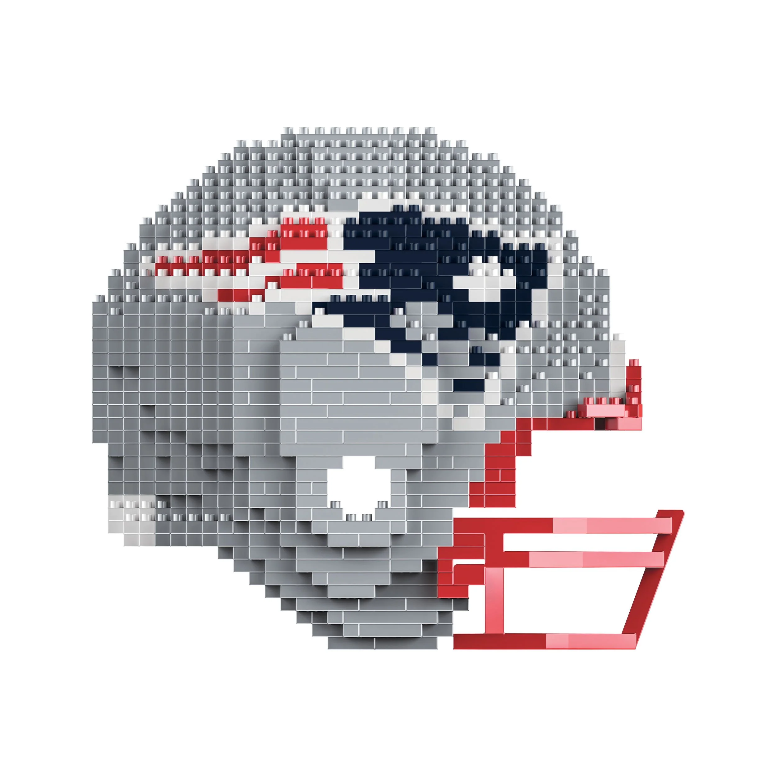 New England Patriots NFL Replica BRXLZ Mini Helmet - Image 2