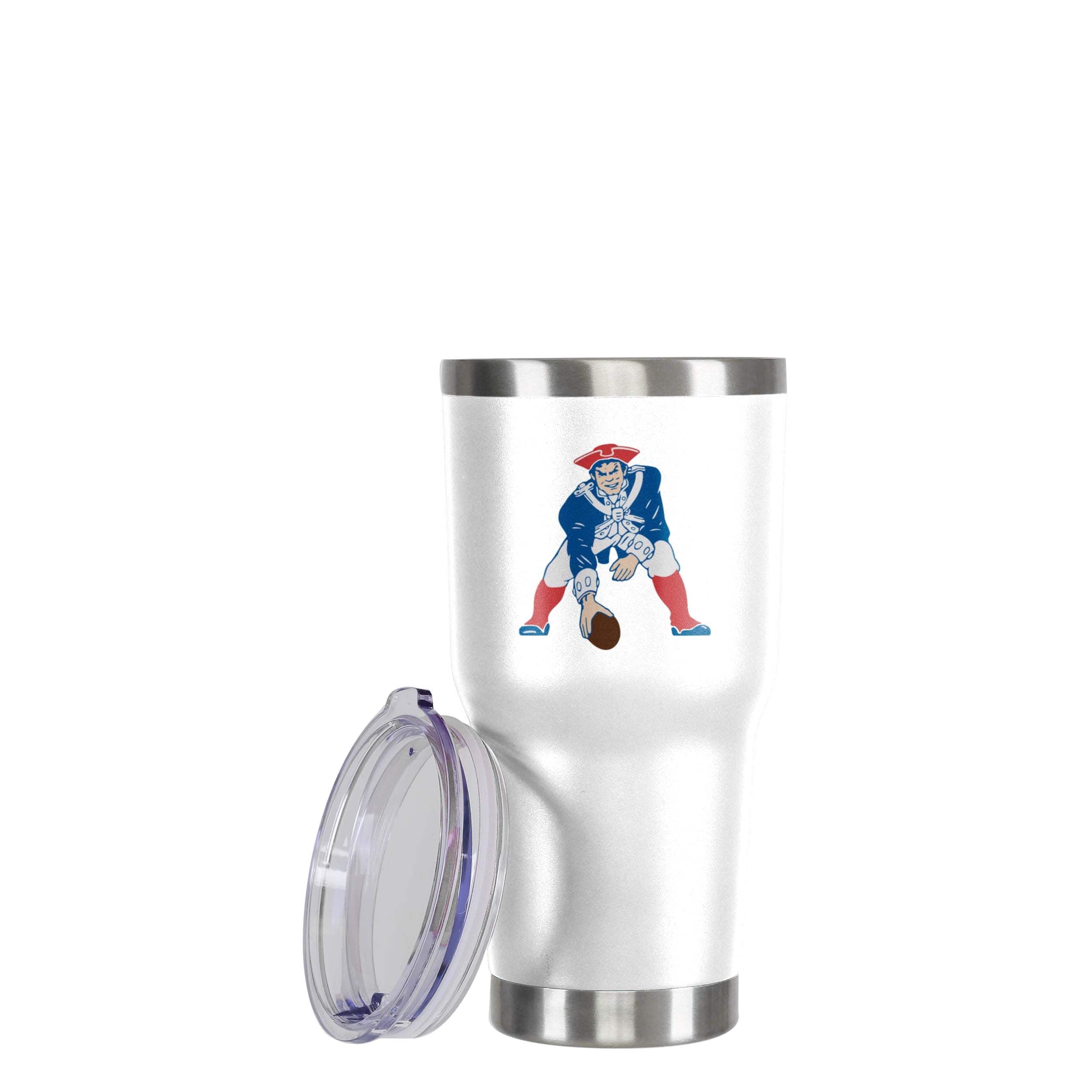New England Patriots NFL Retro Team Logo 30 oz Tumbler - Image 3
