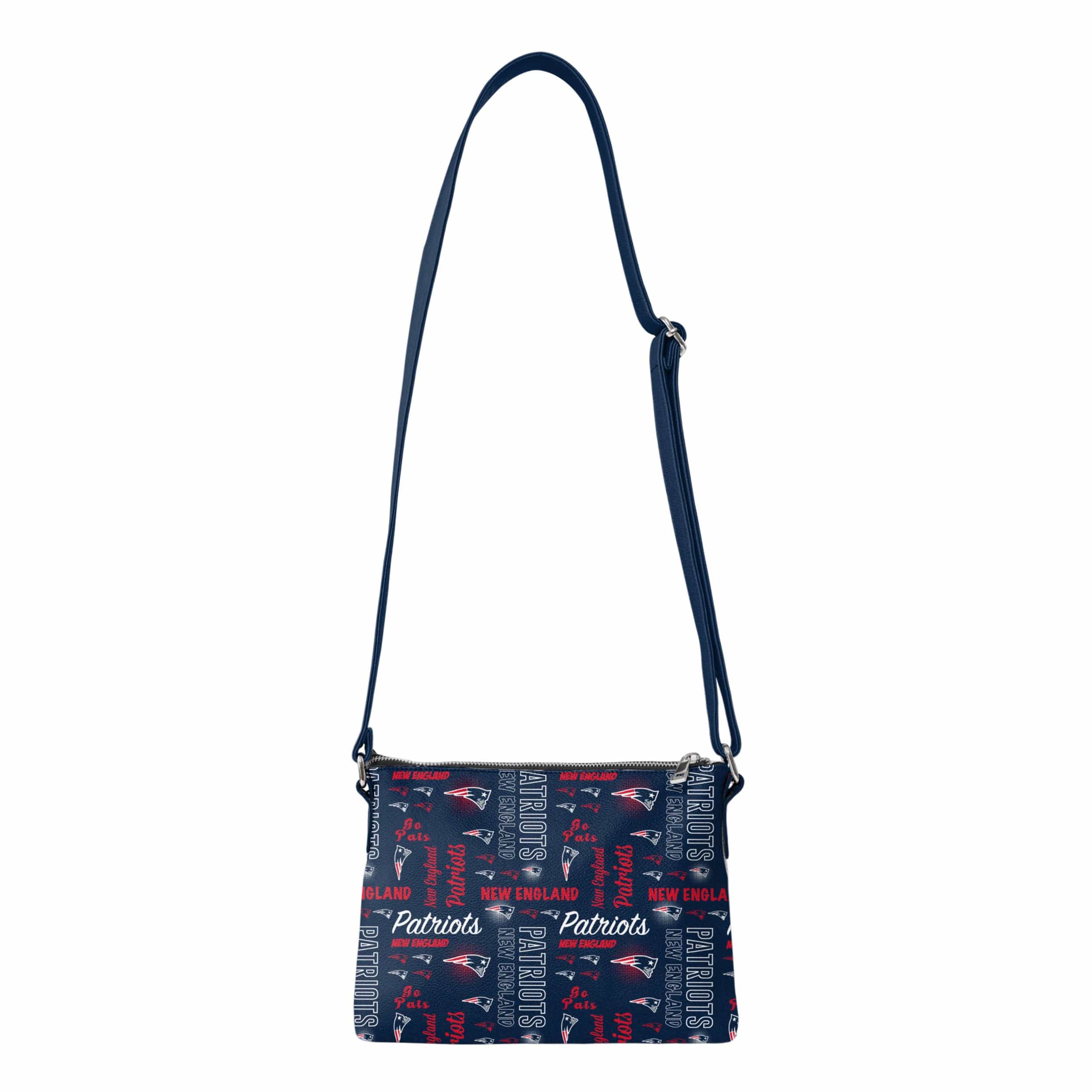 New England Patriots NFL Spirited Style Printed Collection Foldover Tote Bag - Image 5