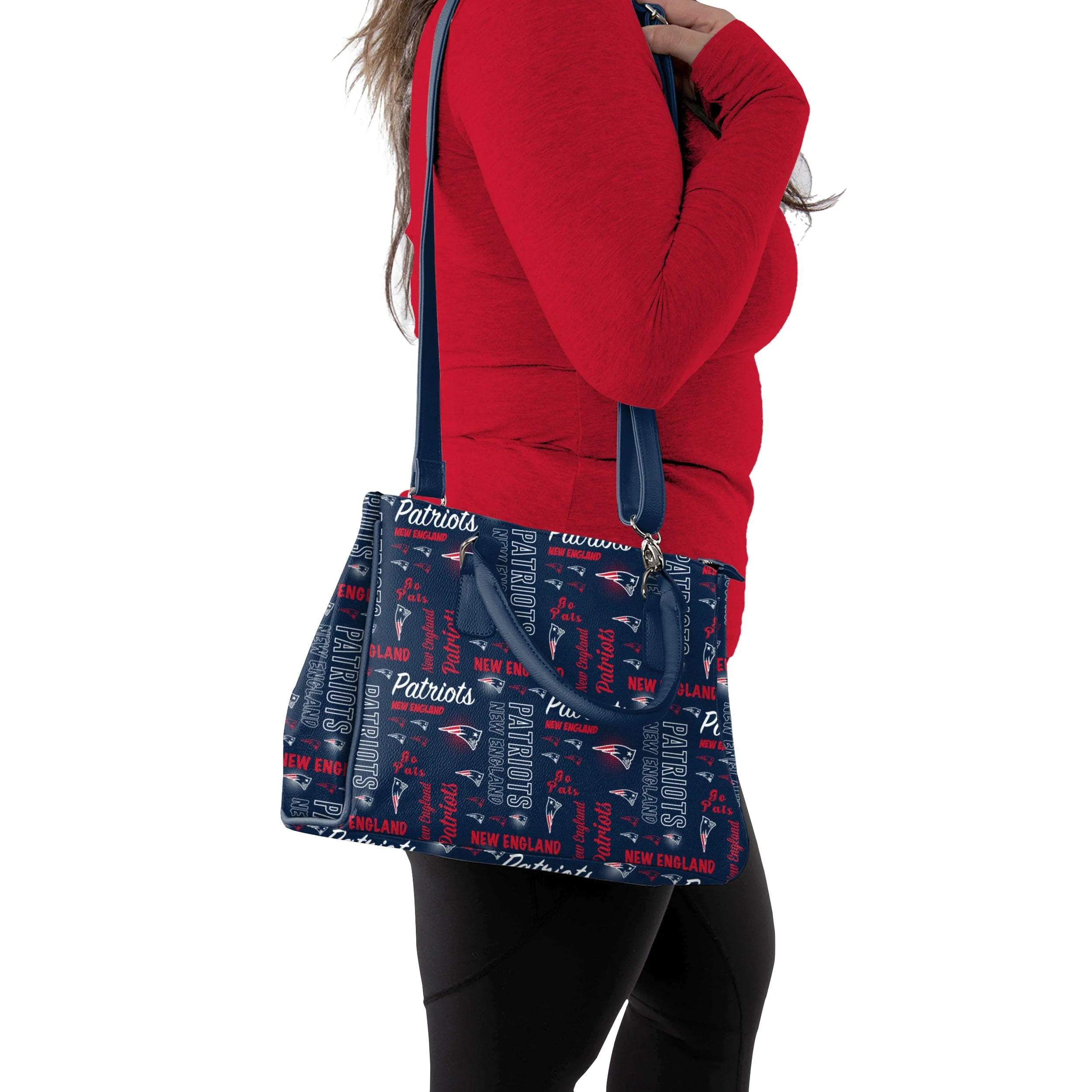 New England Patriots NFL Spirited Style Printed Collection Purse - Image 2