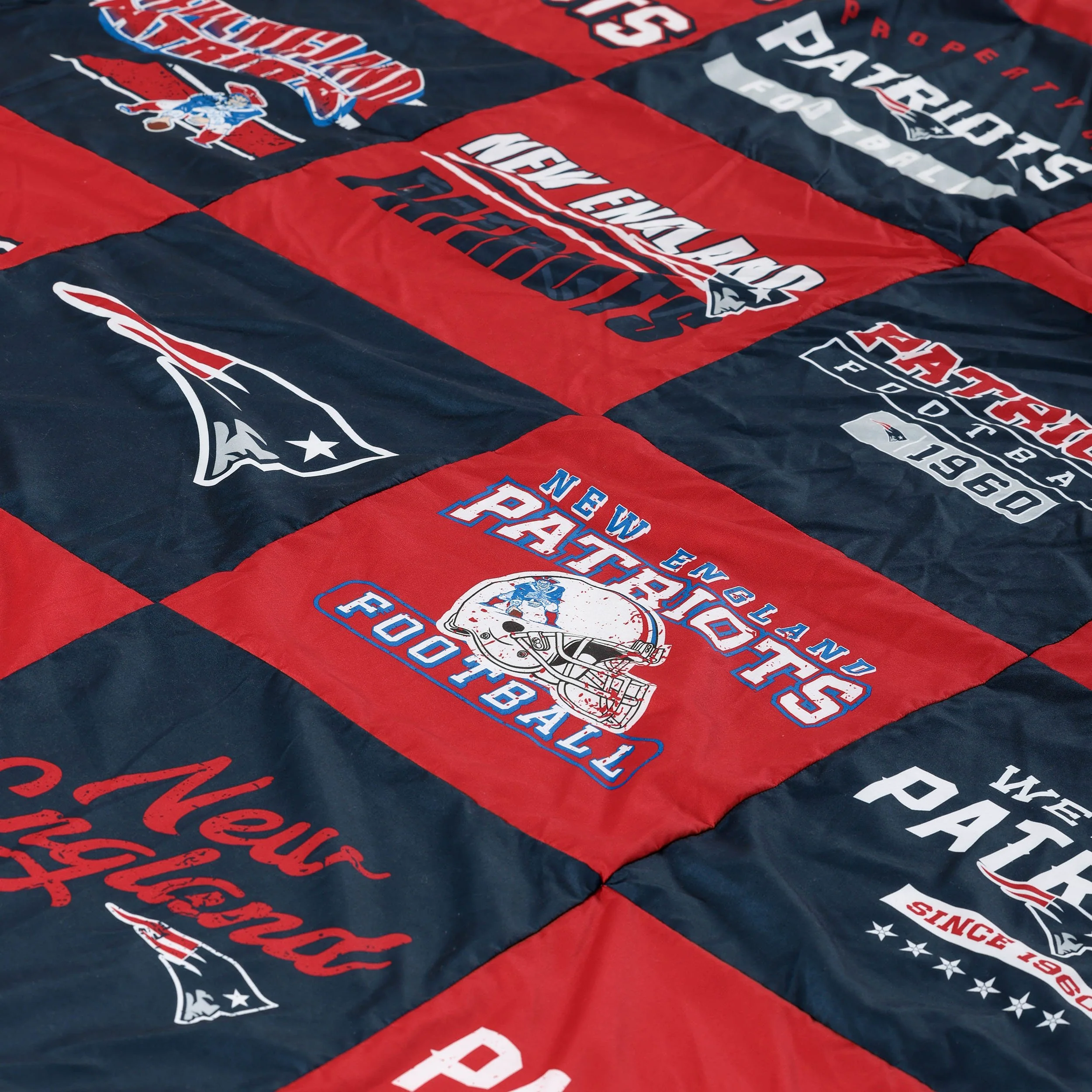 New England Patriots NFL Team Pride Patches Quilt - Image 5