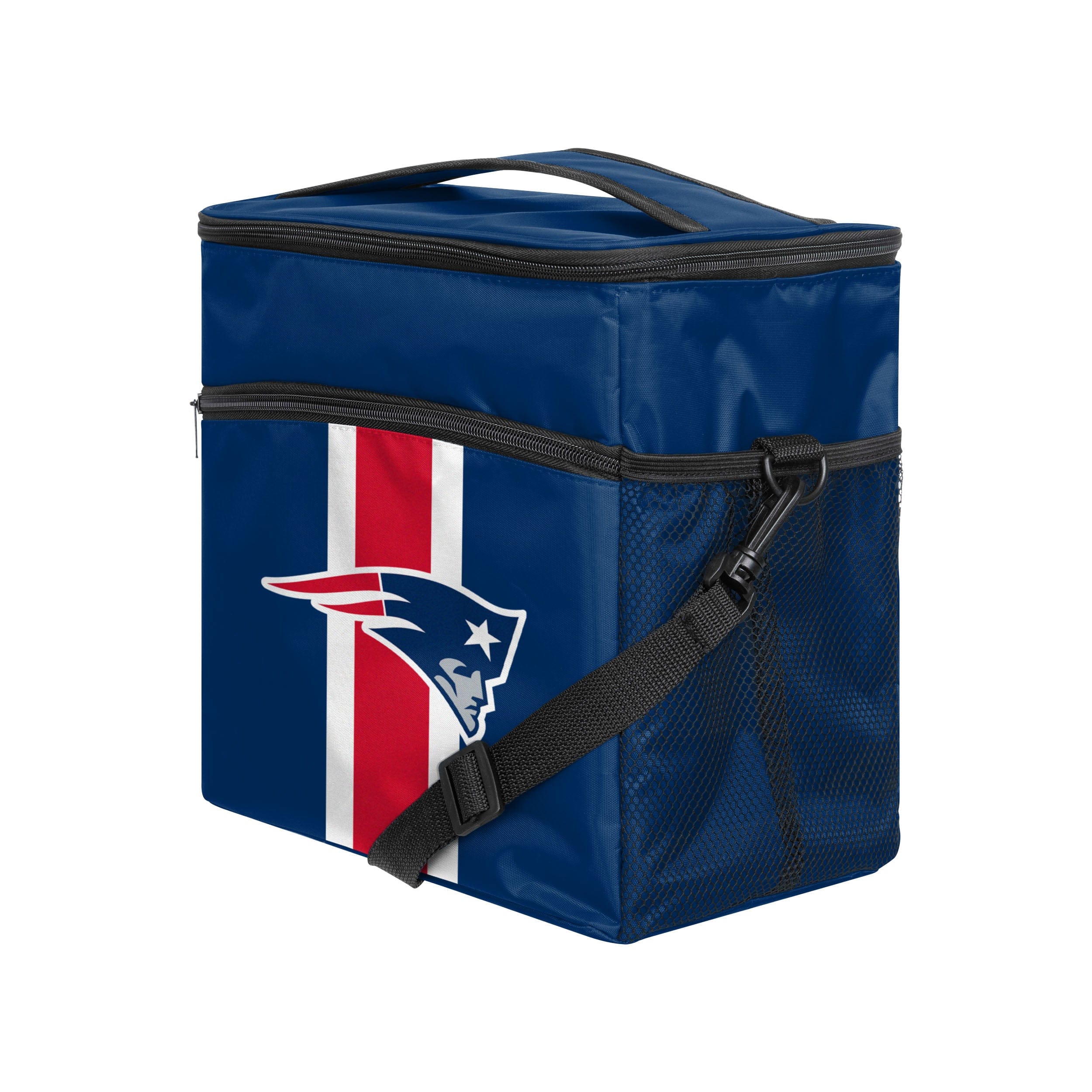 New England Patriots NFL Team Stripe Tailgate 24 Pack Cooler - Image 2