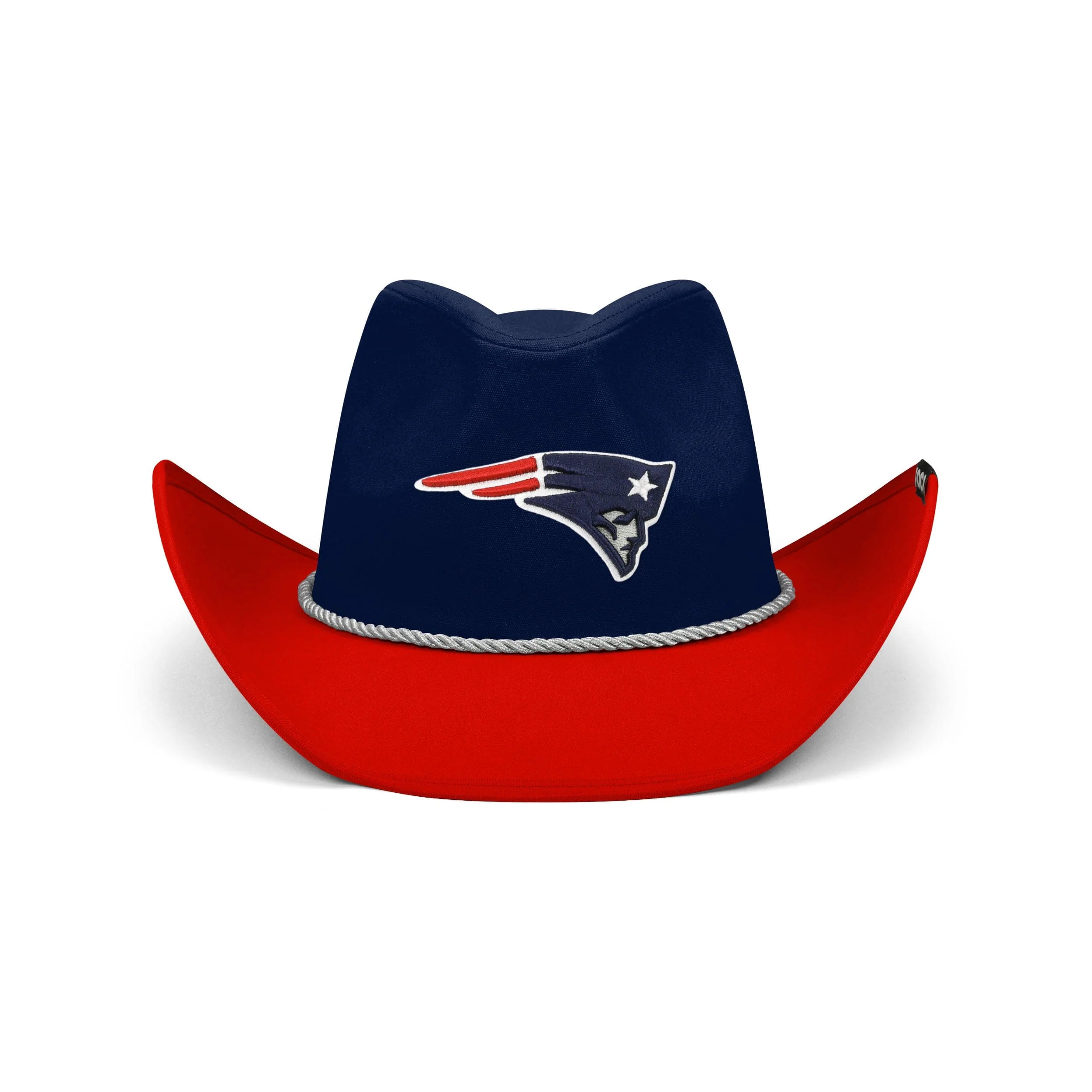 New England Patriots NFL Two Tone Cowboy Hat - Image 3