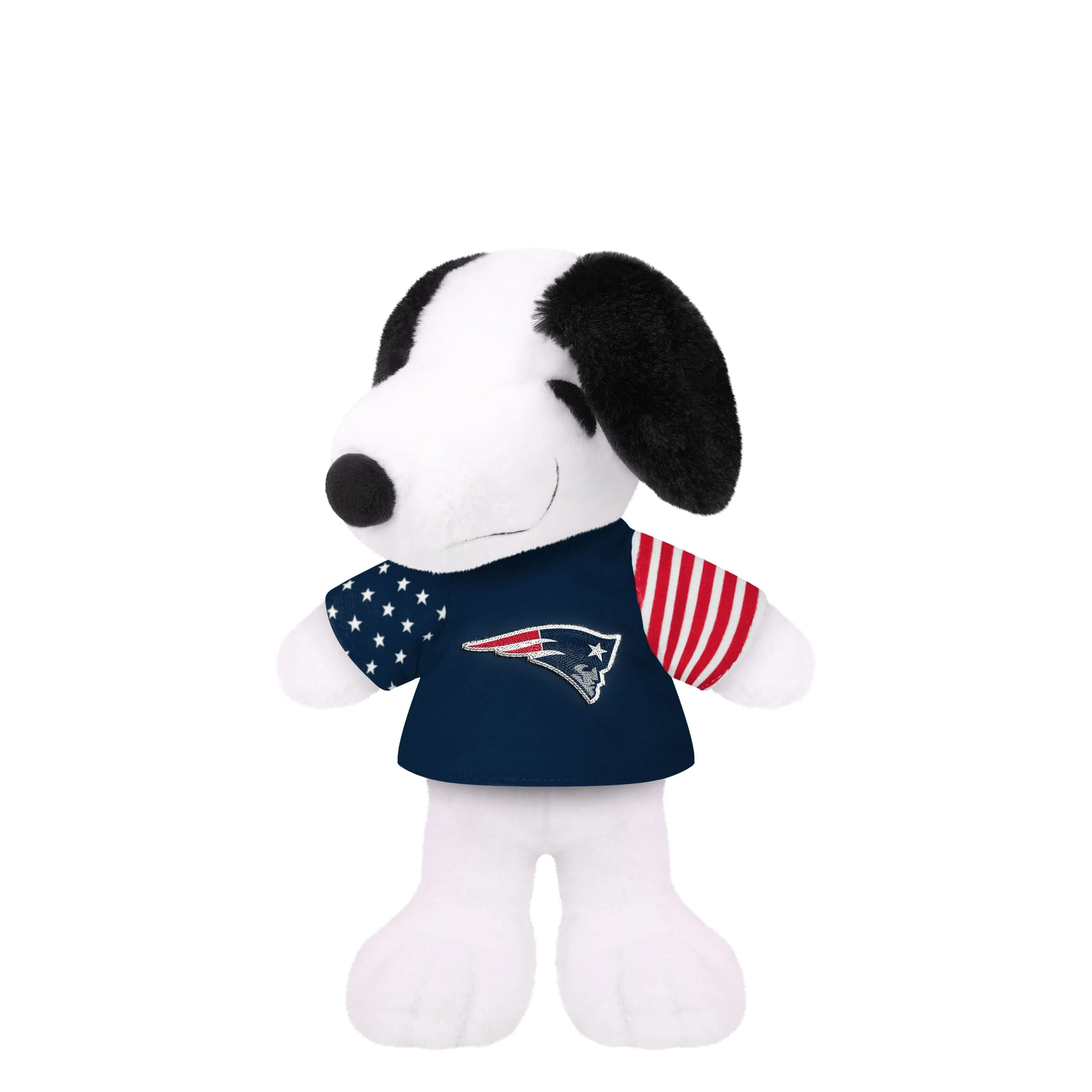New England Patriots NFL USA Flag Snoopy Peanuts Team Jersey Plush