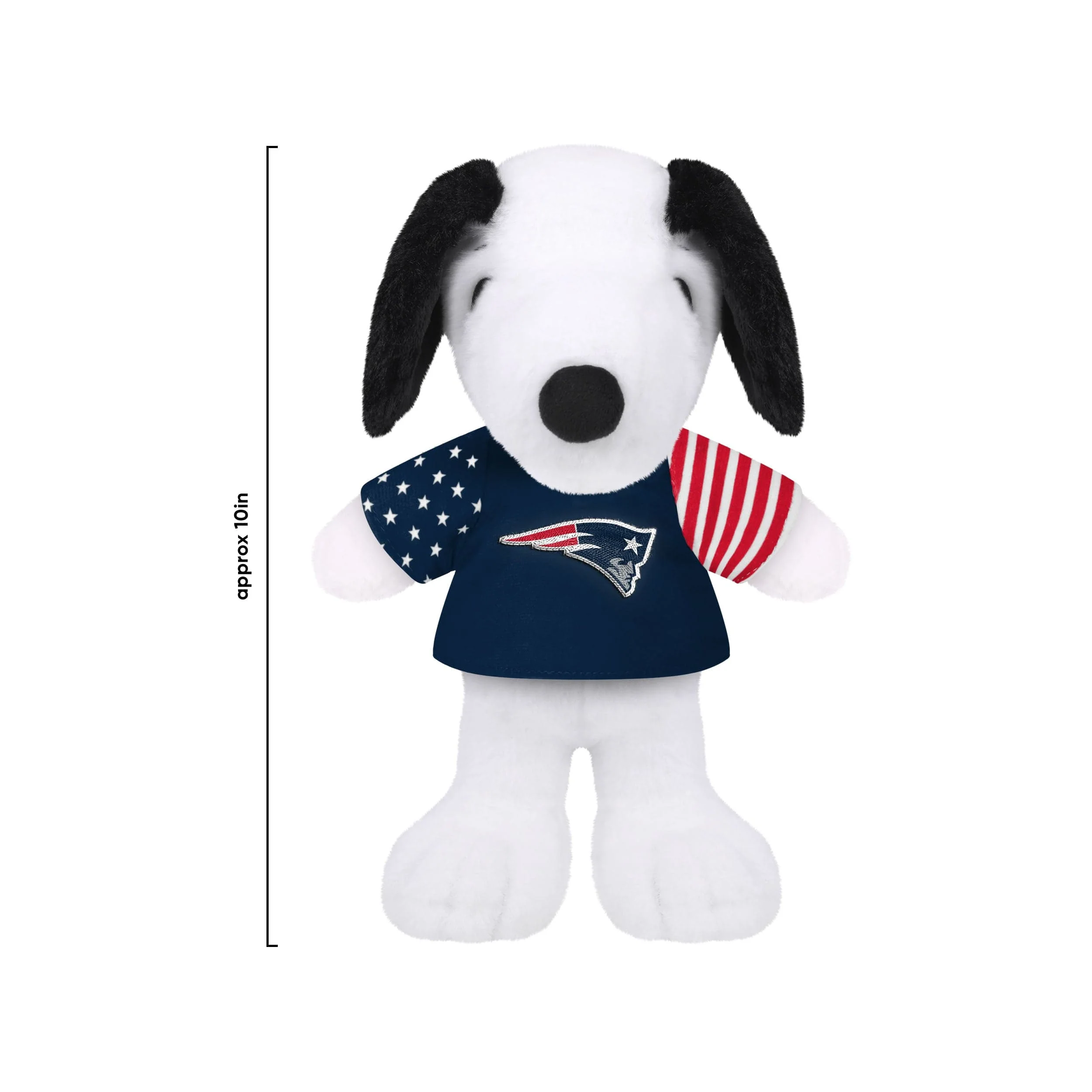 New England Patriots NFL USA Flag Snoopy Peanuts Team Jersey Plush - Image 3