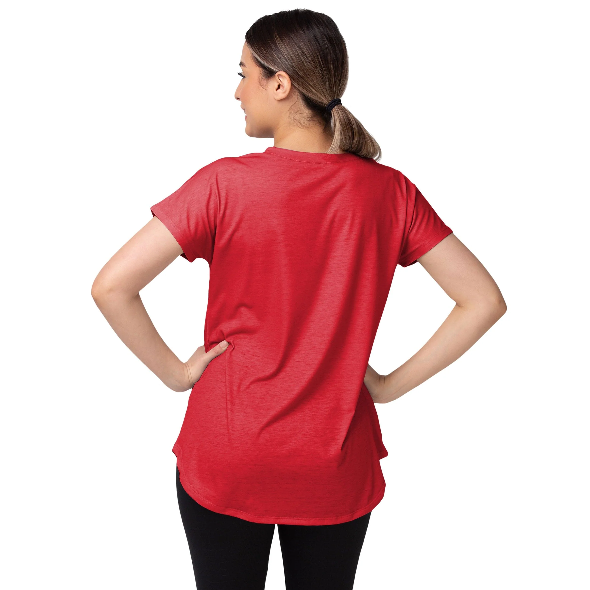 New England Patriots NFL Womens Big Logo Tunic Top - Image 2