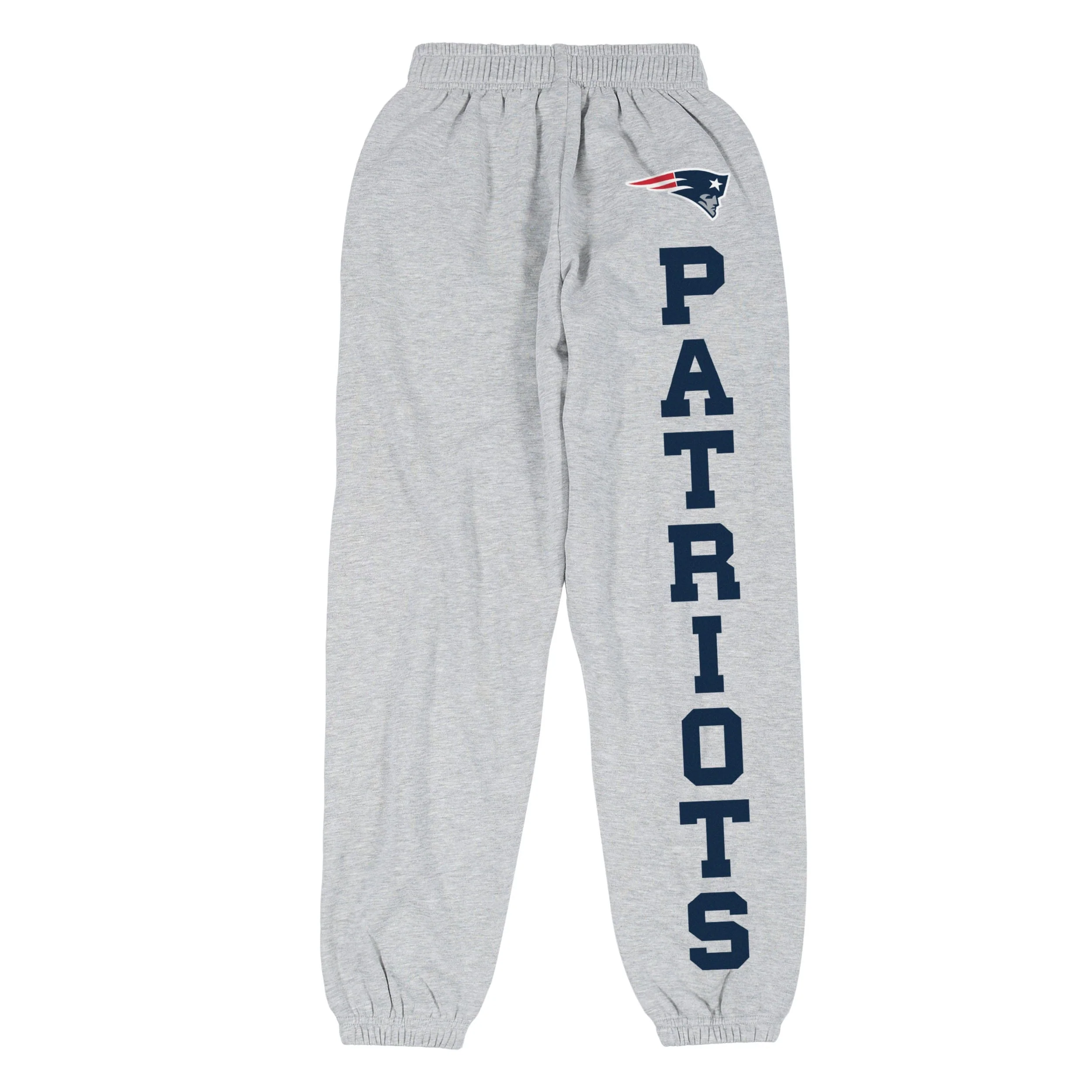 New England Patriots NFL Womens Big Wordmark Gray Sweatpants - Image 5