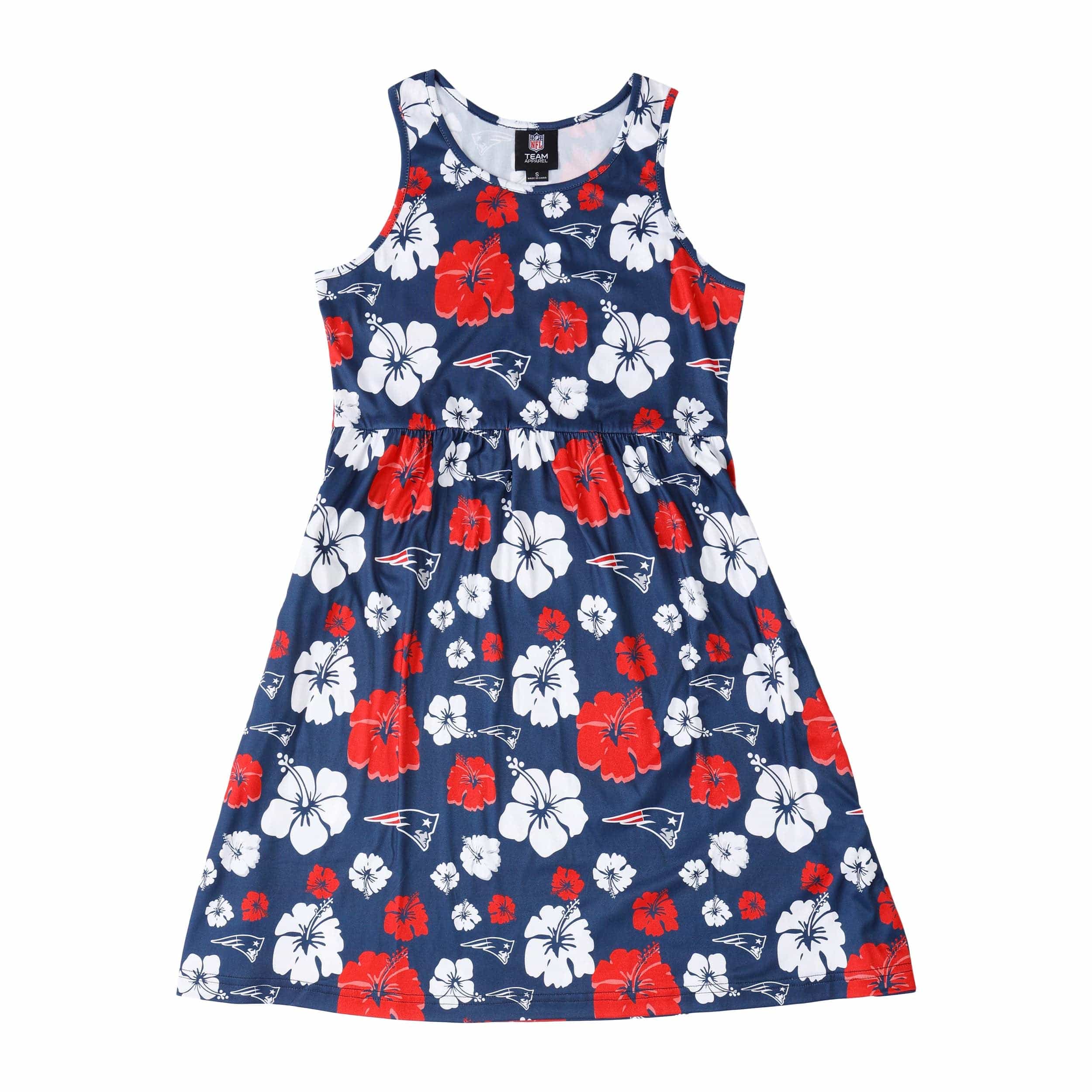 New England Patriots NFL Womens Fan Favorite Floral Sundress - Image 4