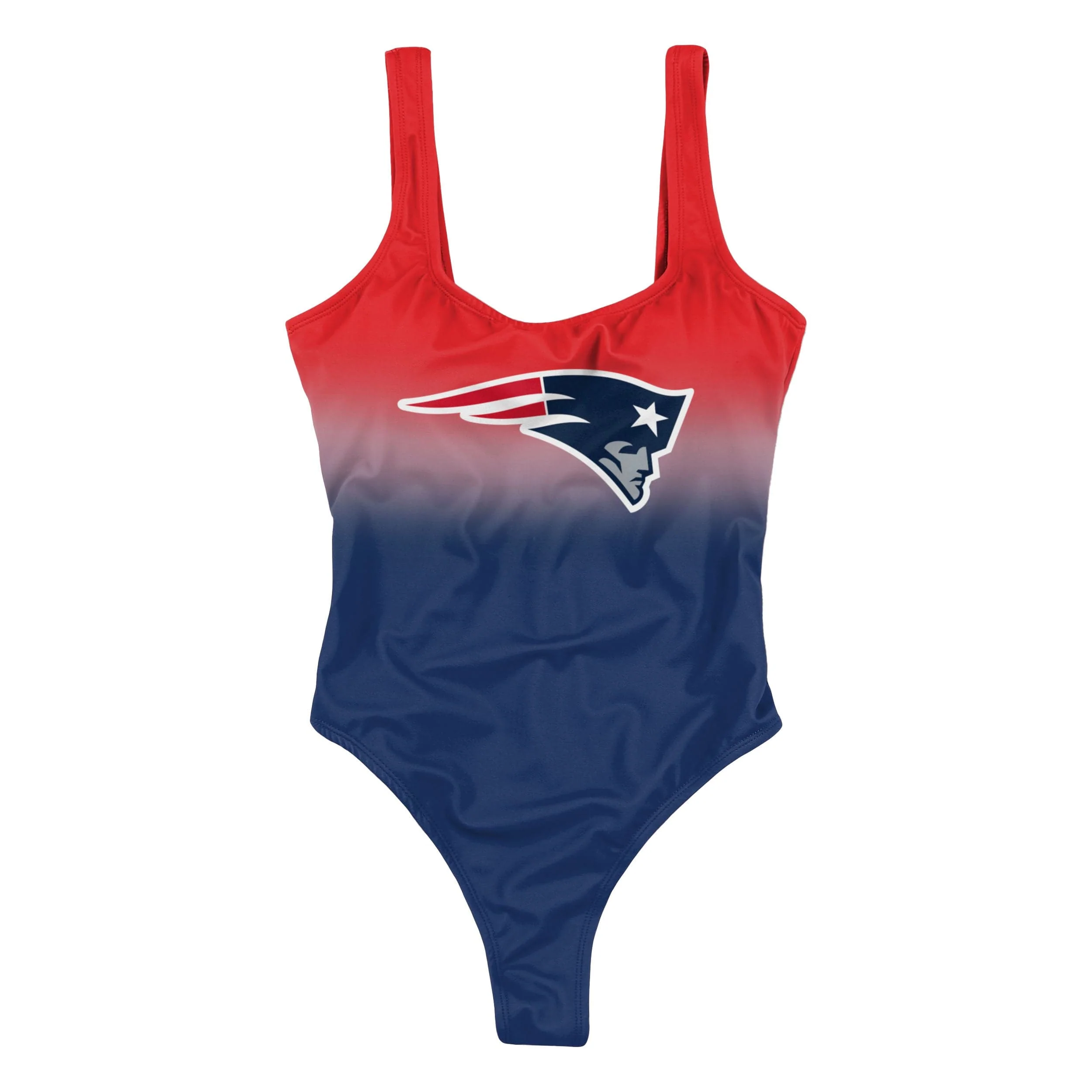 New England Patriots NFL Womens Gametime Gradient One Piece Bathing Suit - Image 3