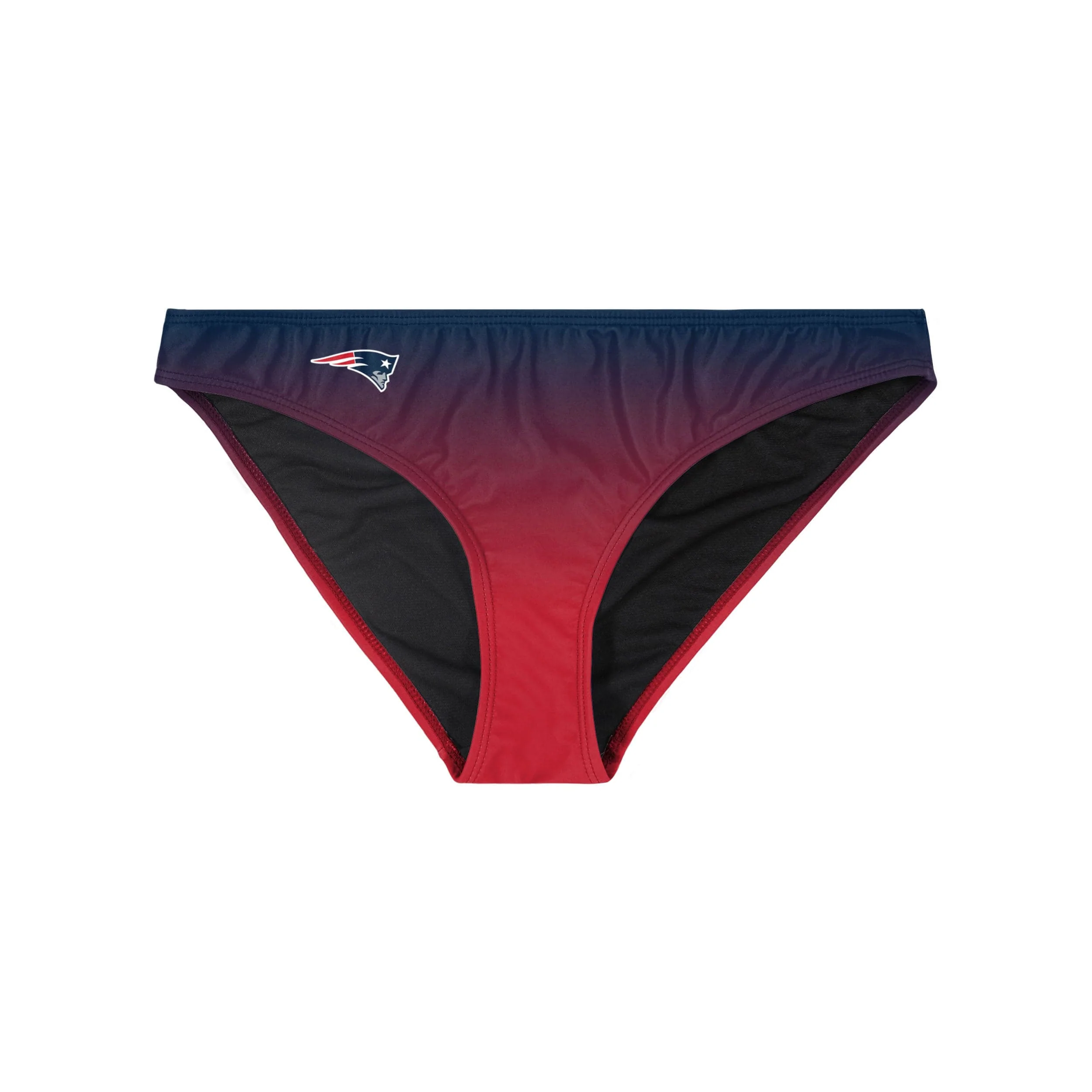 New England Patriots NFL Womens Gradient Big Logo Bikini Bottom - Image 2