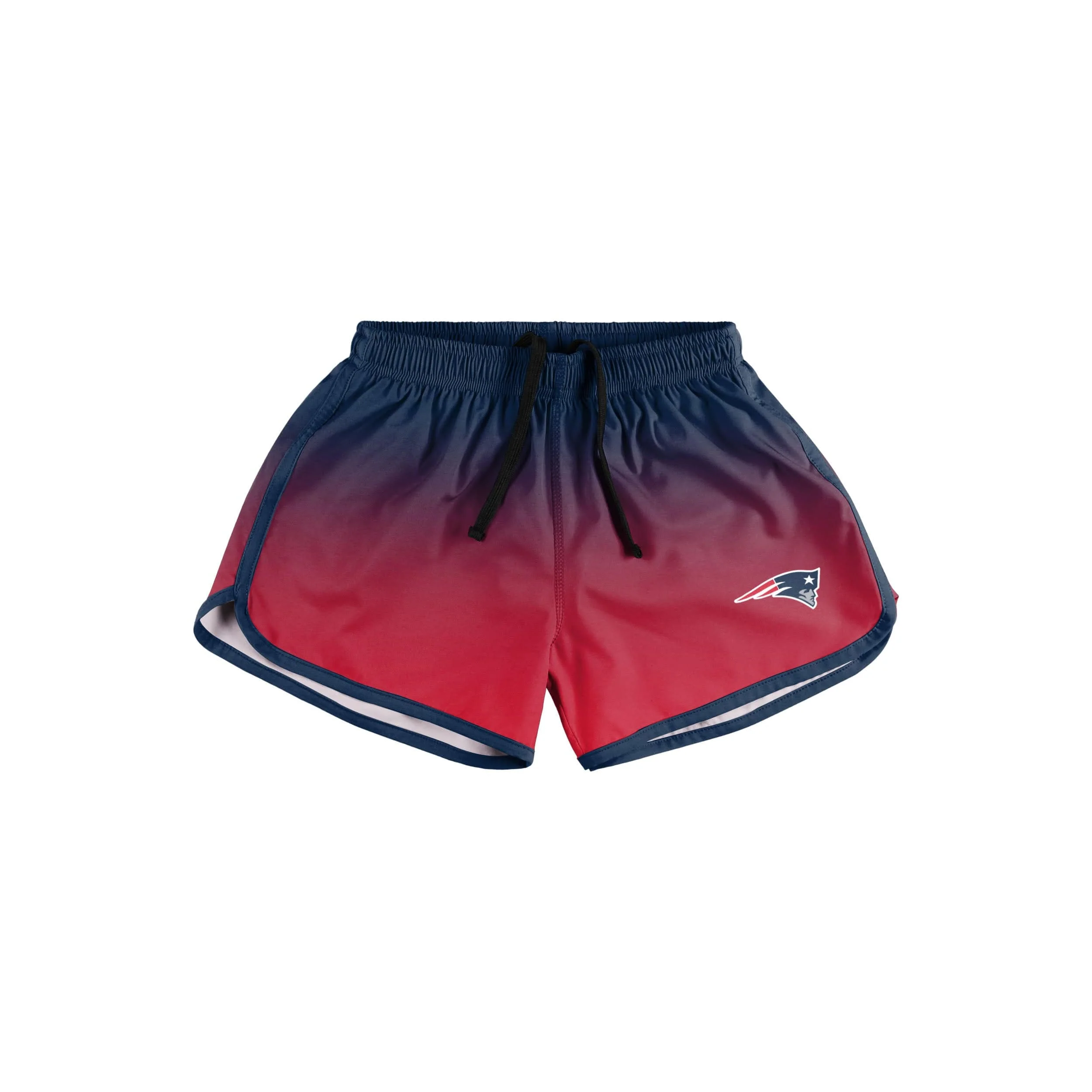 New England Patriots NFL Womens Gradient Running Shorts - Image 3