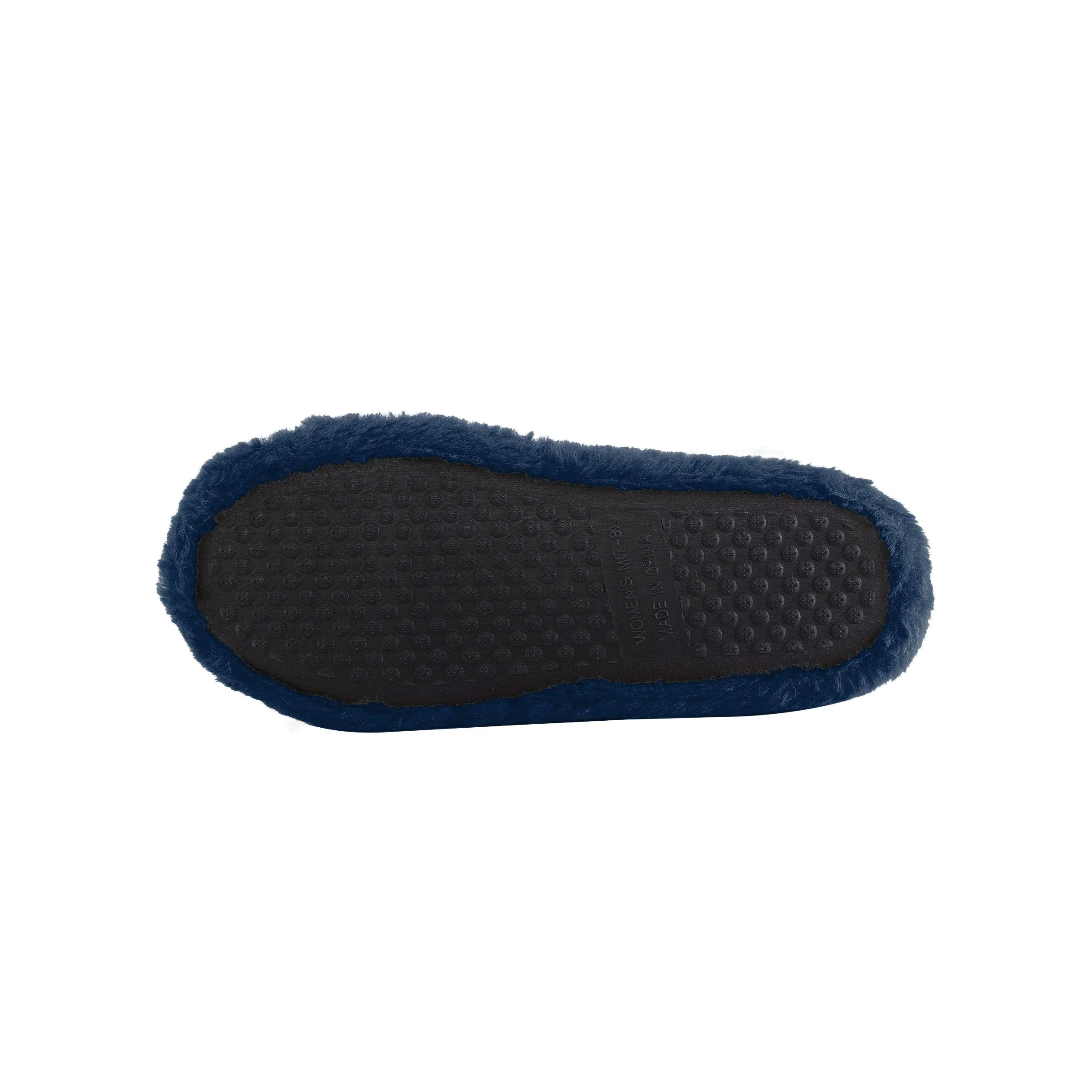 New England Patriots NFL Womens Heel Strap Wordmark Fur Slide - Image 5