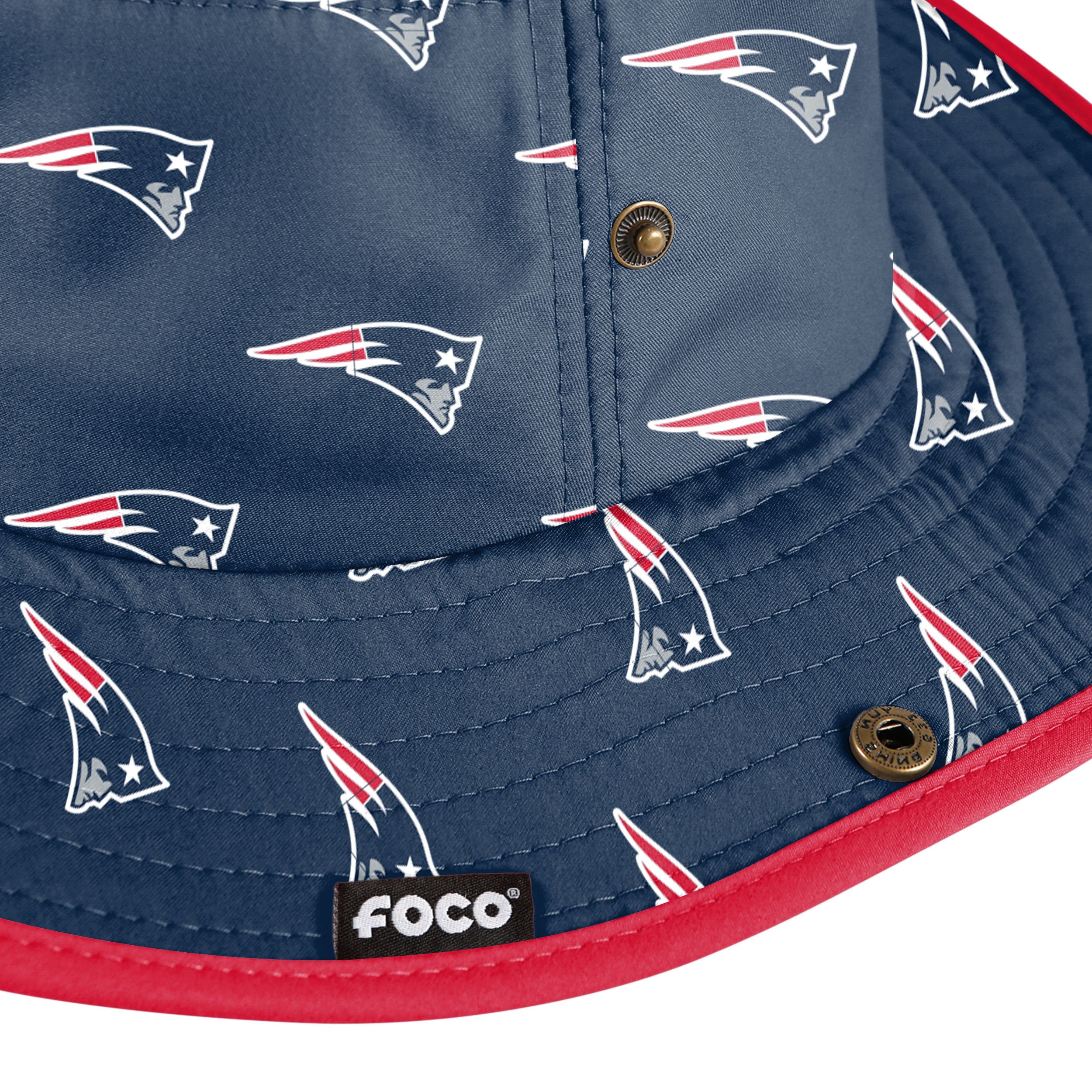 New England Patriots NFL Womens Mini Print Hybrid Boonie Hat - Image 3
