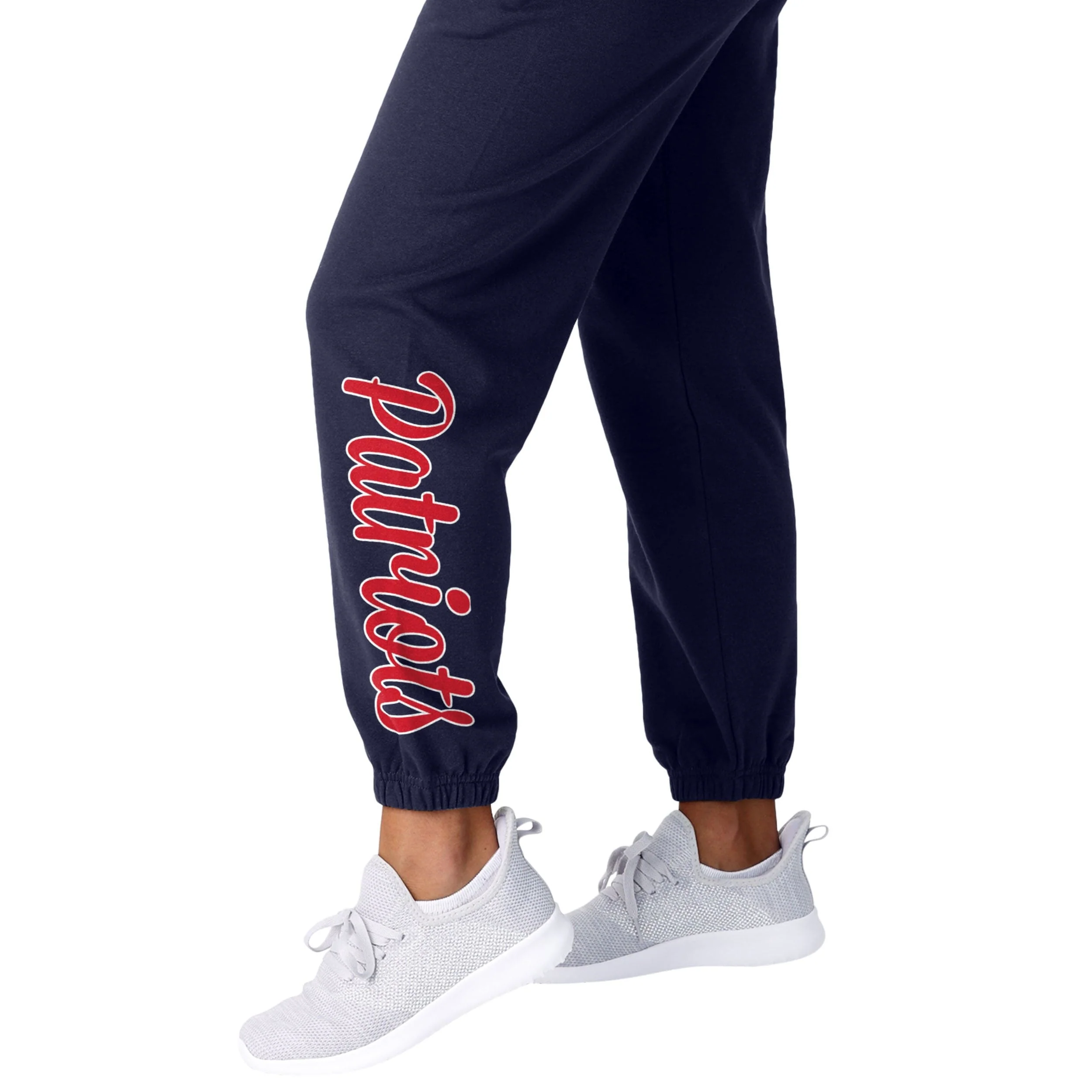 New England Patriots NFL Womens Script Wordmark Team Color Sweatpants - Image 4