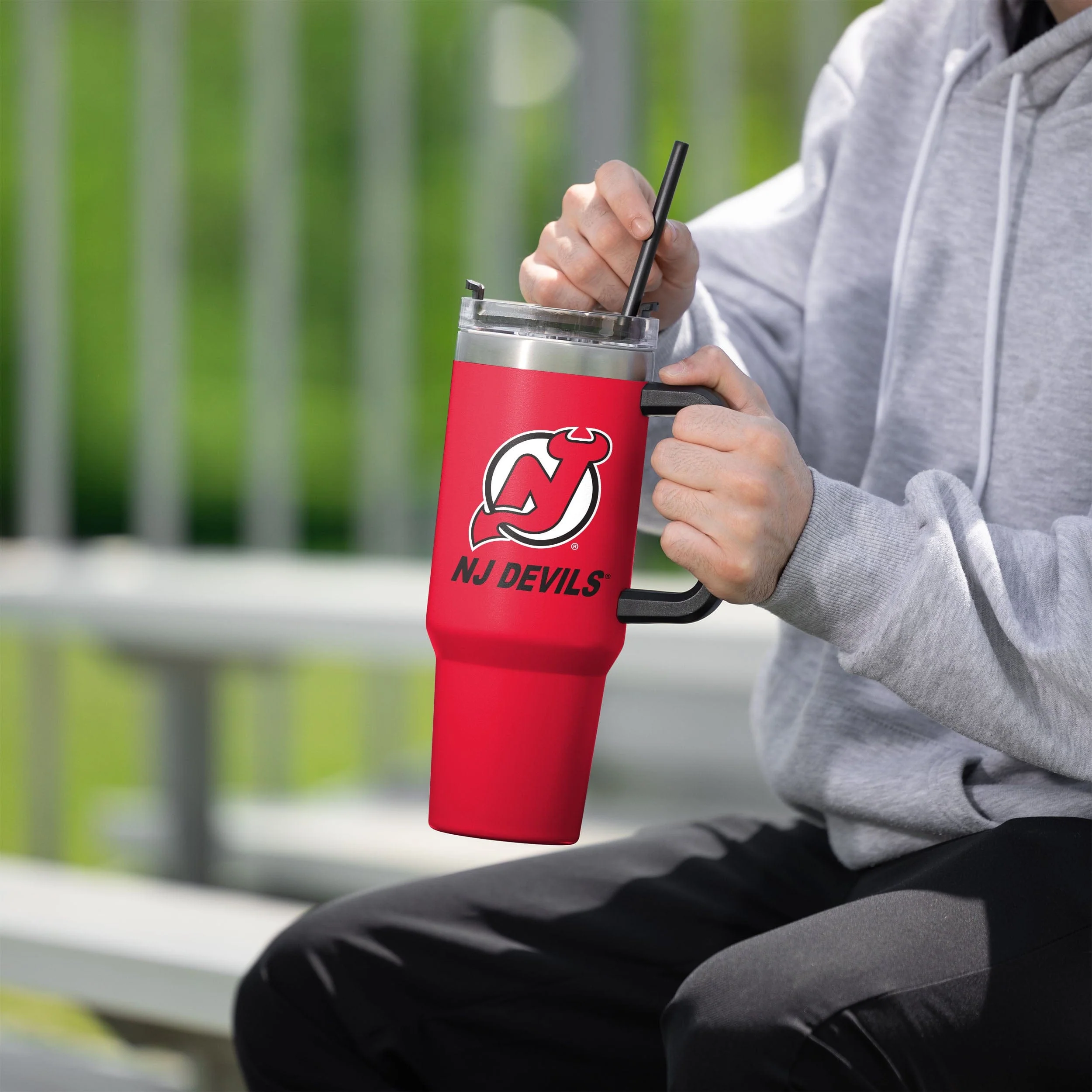 New Jersey Devils NHL 40 oz XL Tumbler - Image 4