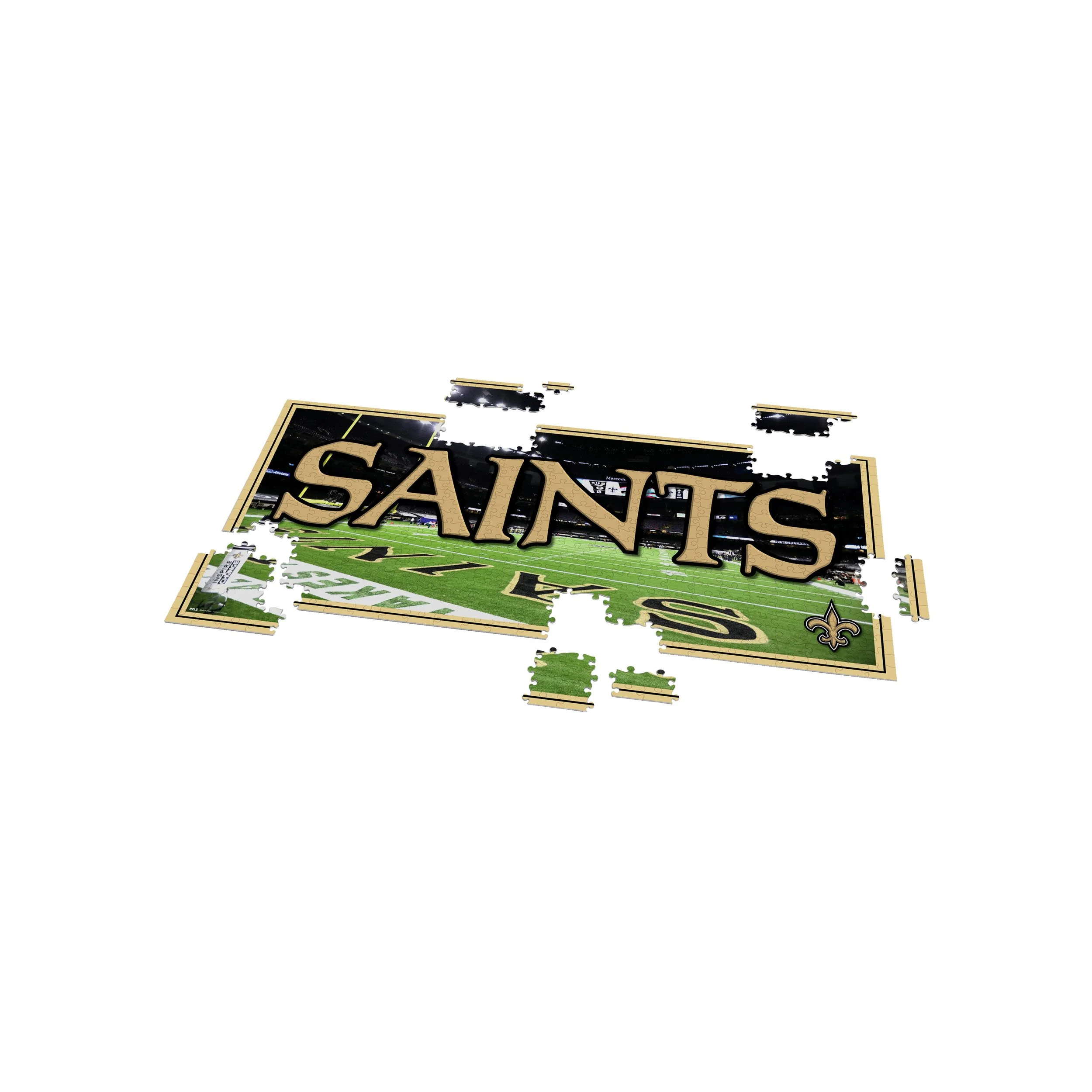 New Orleans Saints NFL 500 Piece Stadiumscape Jigsaw Puzzle PZLZ - Mercedes-Benz Superdome - Image 3