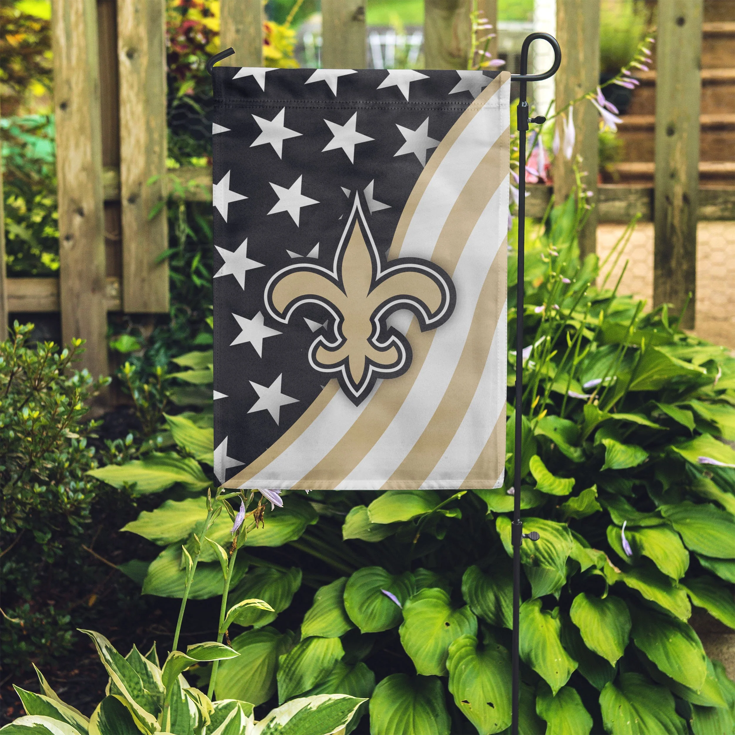 New Orleans Saints NFL Americana Garden Flag - Image 4