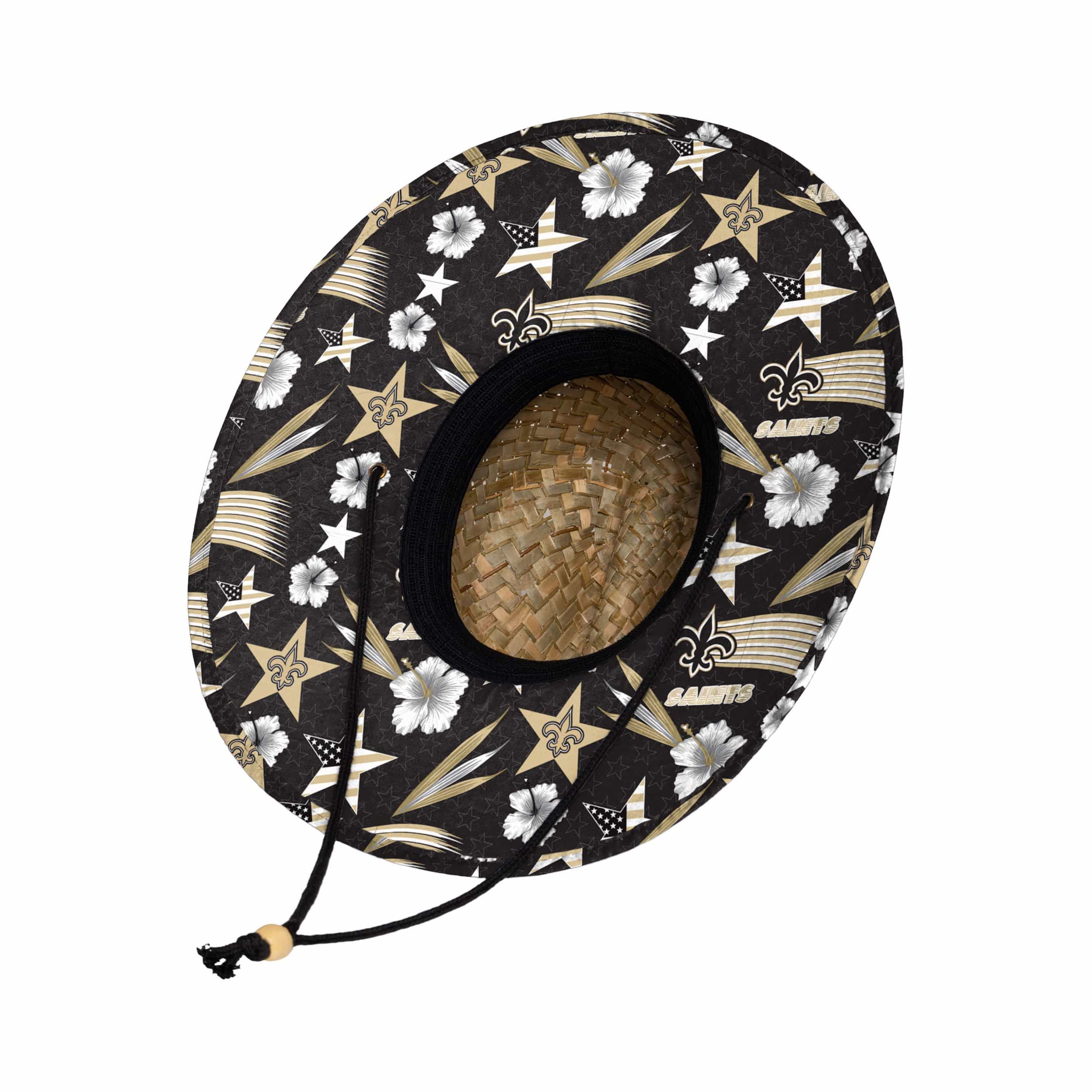 New Orleans Saints NFL Americana Straw Hat - Image 2