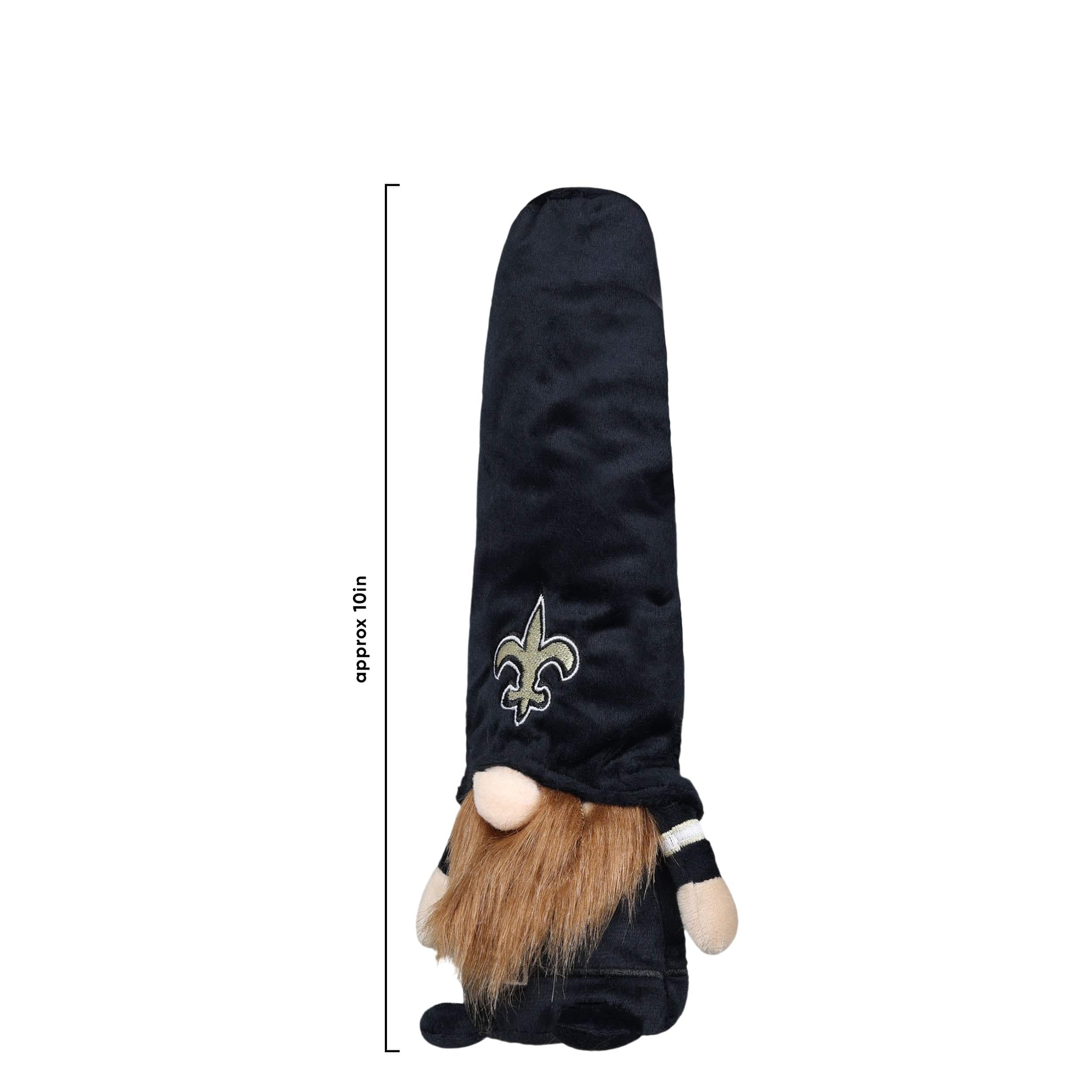 New Orleans Saints NFL Bearded Stocking Cap Plush Gnome - Image 2